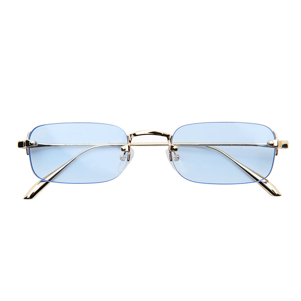 OCCHIALI VOLOS
MONTATURA ORO
LENTI AZZURRO OS2073-C02