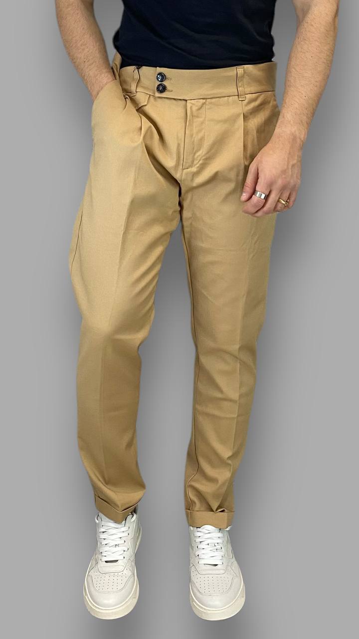 PANTALONE MODELLO SARTORIALE CON PINCE - REGULAR FIT