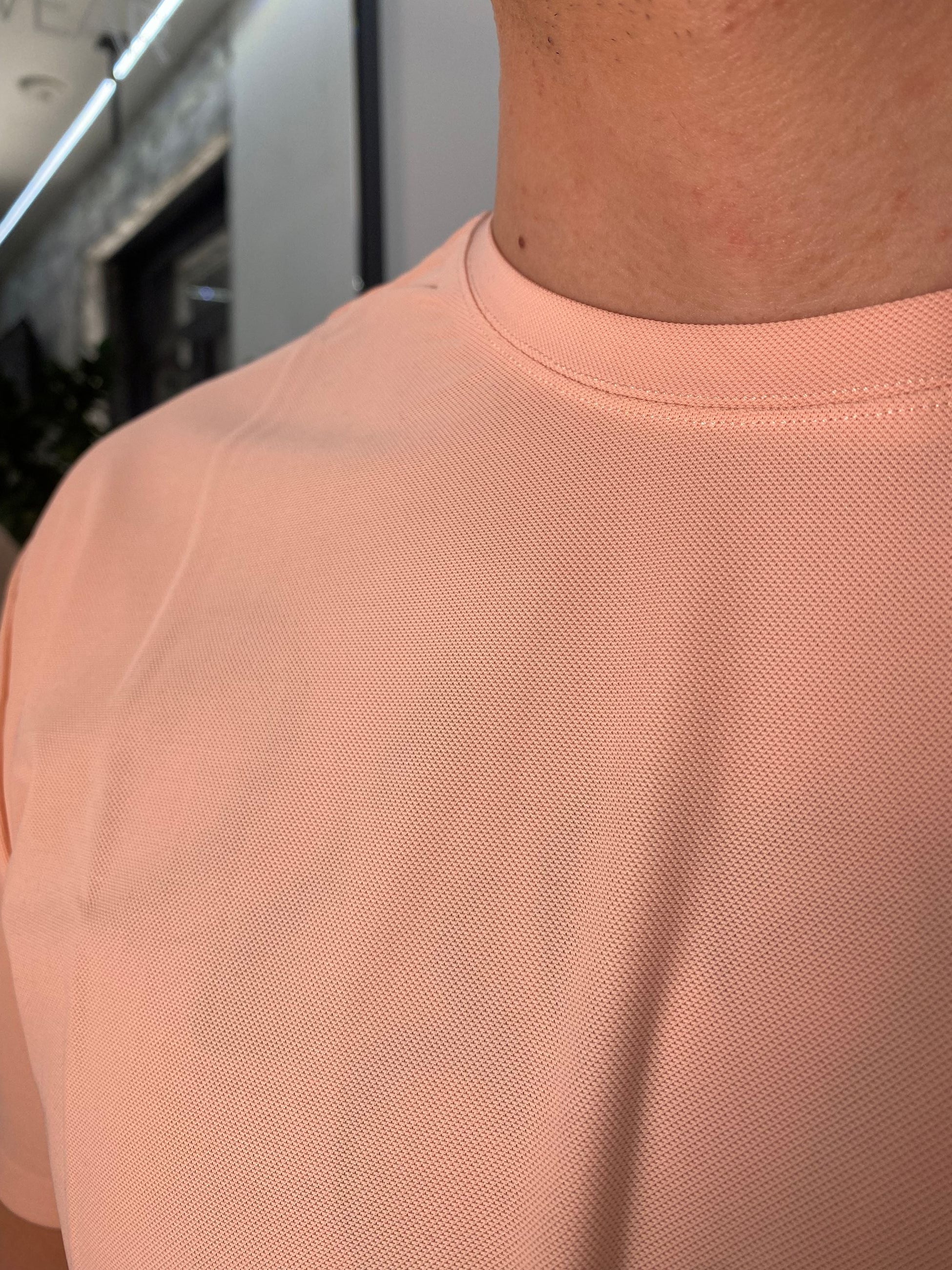 T-SHIRT IN TESSUTO TECNICO ELASTICIZZATO EXTRA LIGHT - SLIM FIT GL1001TB-S25.SALM