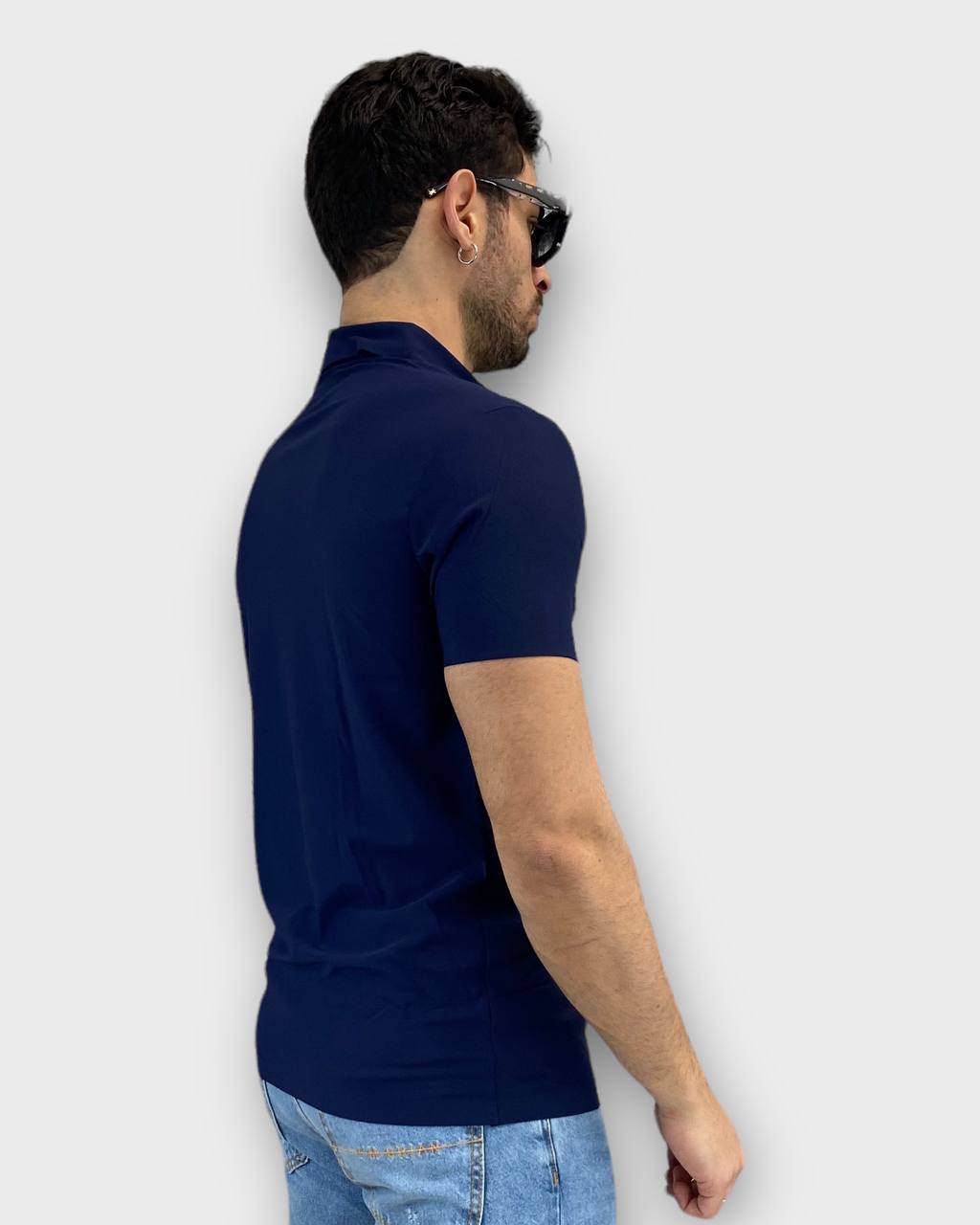 POLO IN TESSUTO EXTRA LIGHT ELASTICIZZATO - REGULAR FIT
