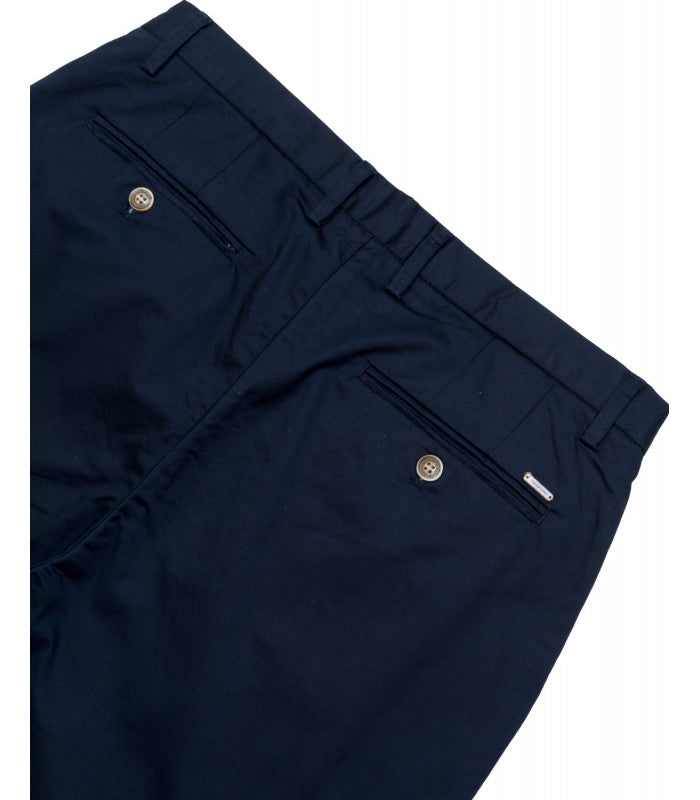 PANTALONE CHINOS TASCA AMERICA CON DETTAGLI SARTORIALI IN COTONE ELASTICIZZATO - SLIM FIT