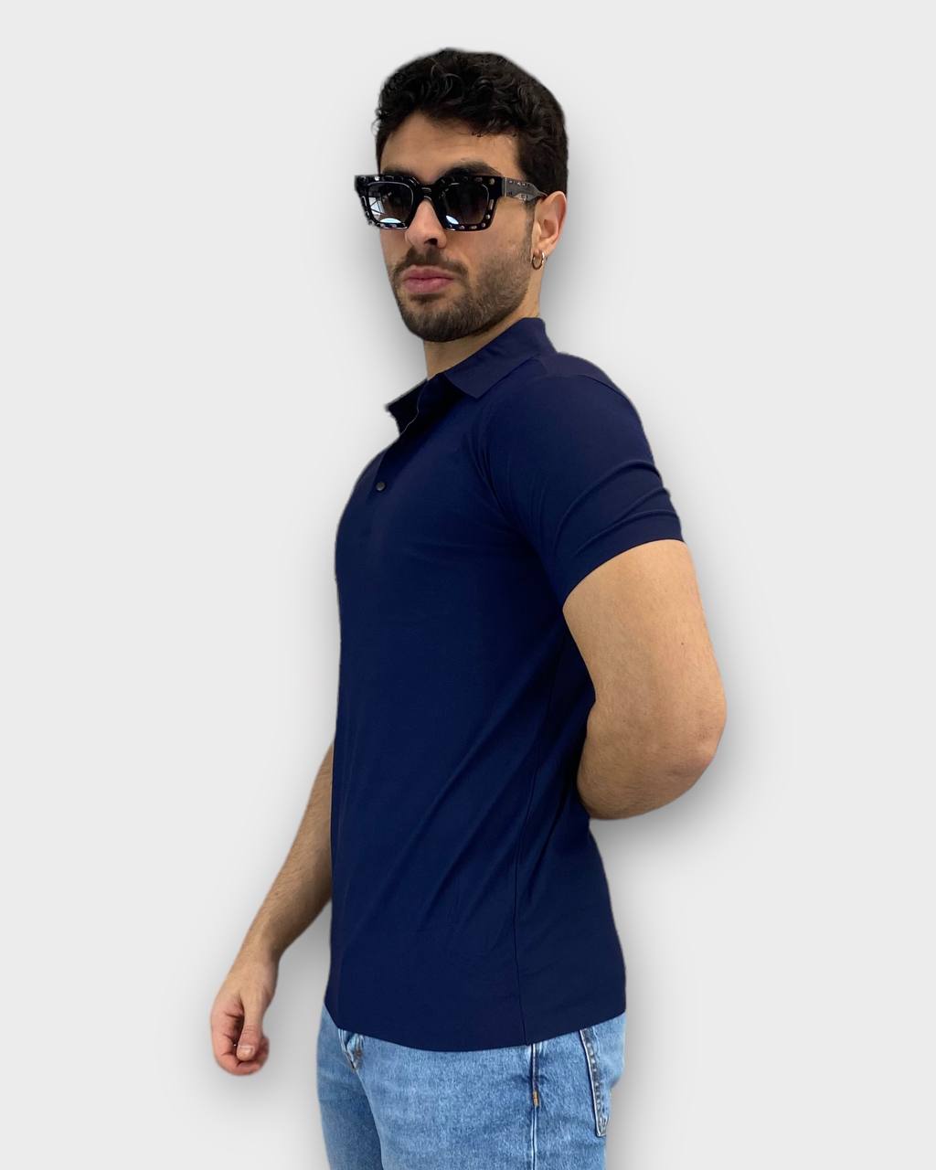 POLO IN TESSUTO EXTRA LIGHT ELASTICIZZATO - REGULAR FIT