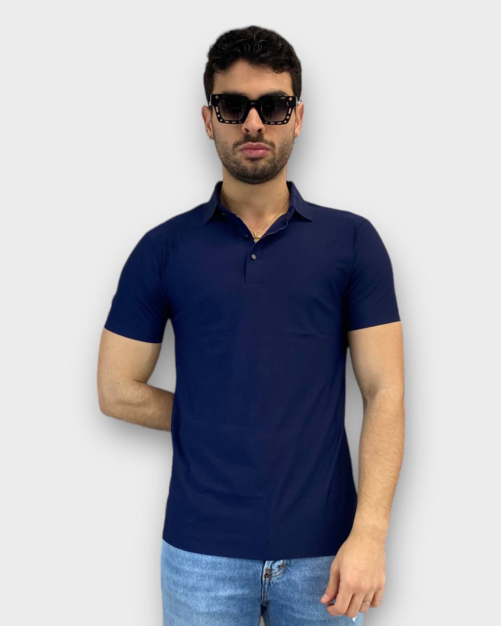 POLO IN TESSUTO EXTRA LIGHT ELASTICIZZATO - REGULAR FIT