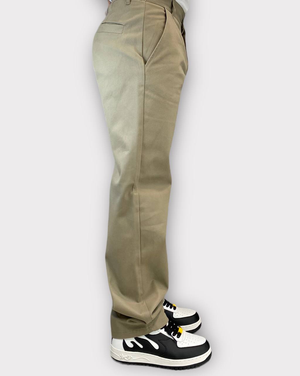 PANTALONE DA COORDINATO FONDO AMPIO CON COULISSE IN VITA - TASCA AMERICA