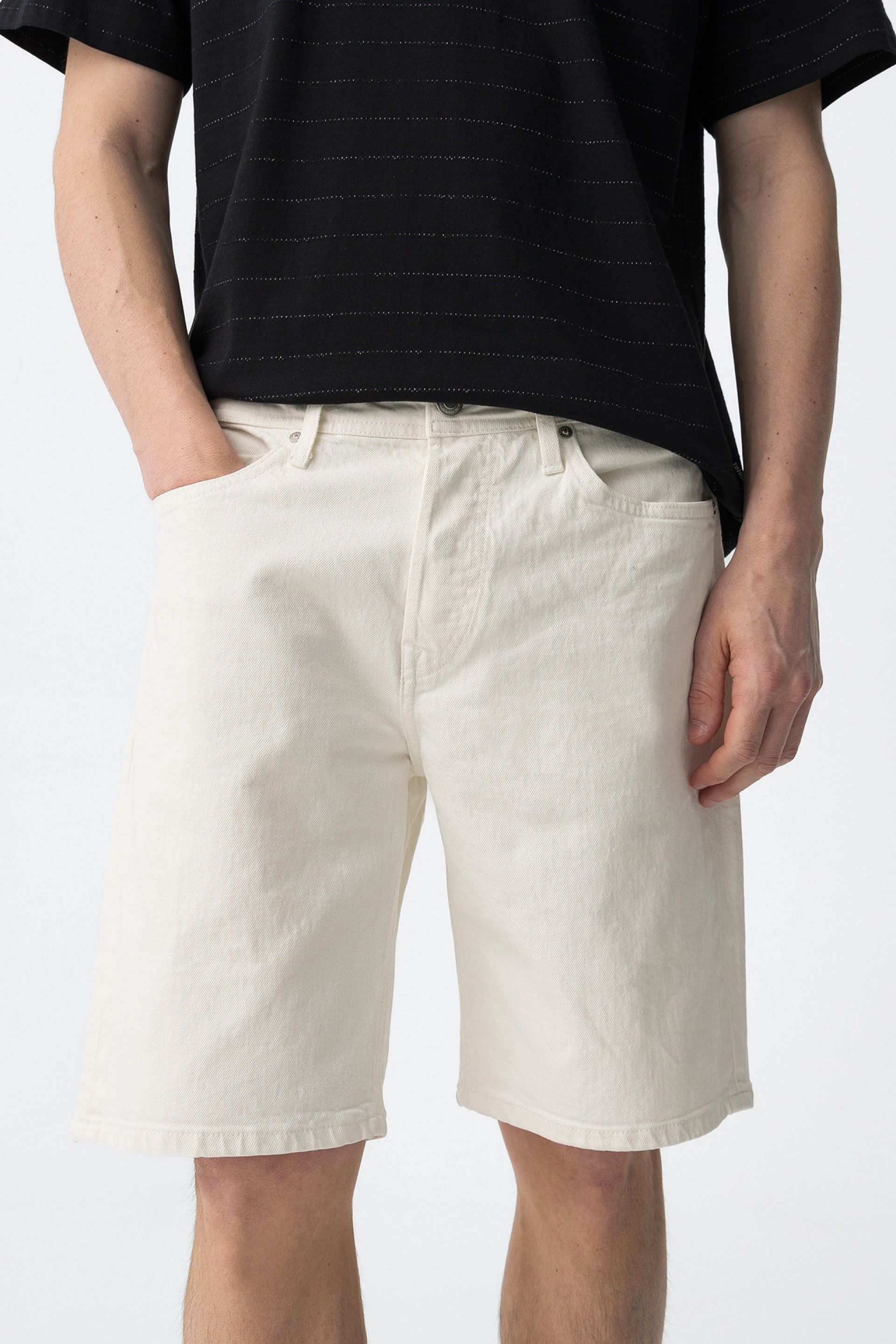 BERMUDA IN JEANS COLIN_19 WHITE WASH - REGULAR FIT 10065093