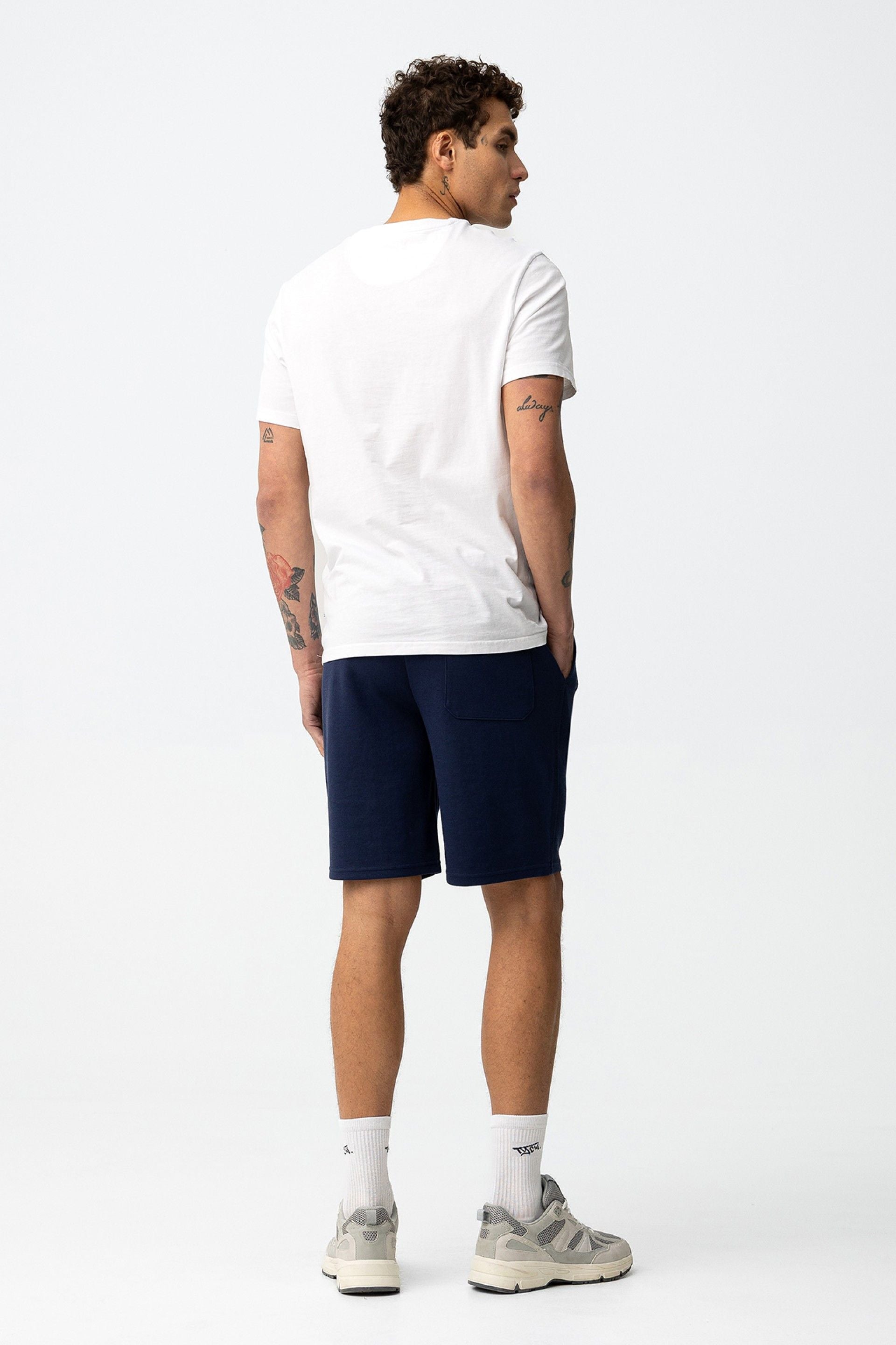 BERMUDA HARRIS IN FELPA - REGULAR FIT 10064488.BLU