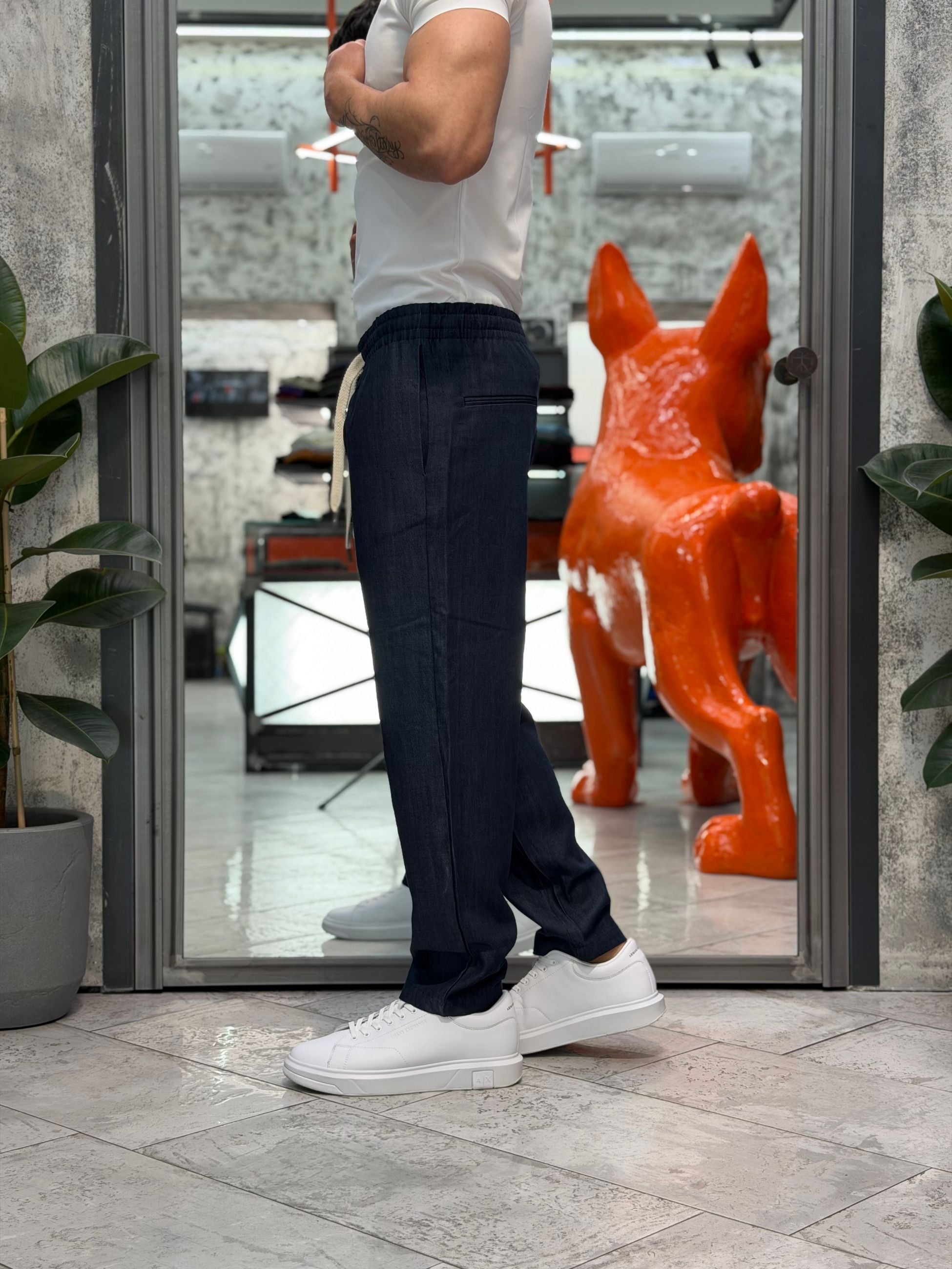 PANTALACCIO DA COMPLETO IN LEGGERO DENIM - COMFORT FIT GN21823