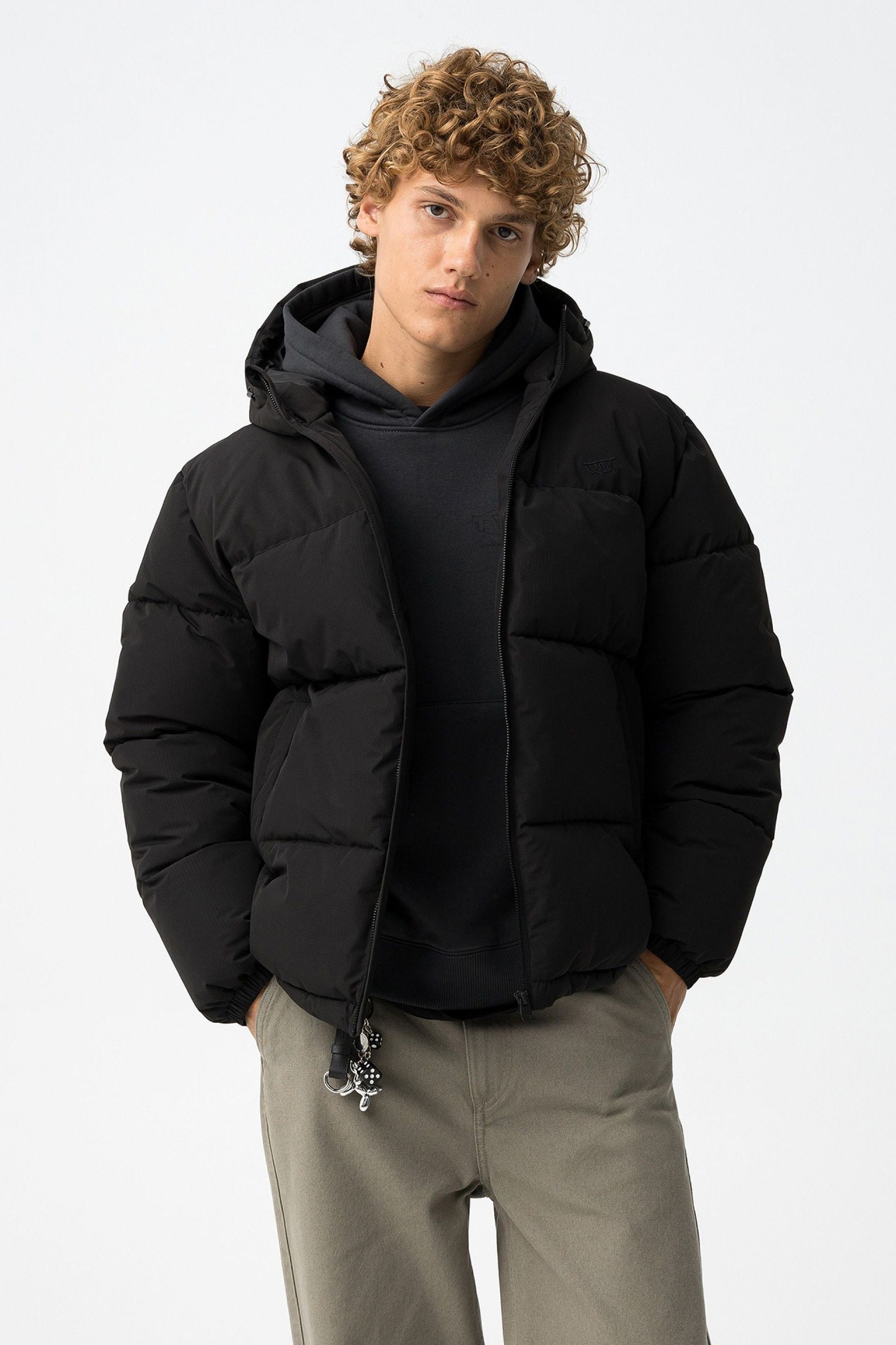 GIUBBINO BENNET IMBOTTITO CON CAPPUCCIO 10062544.NER