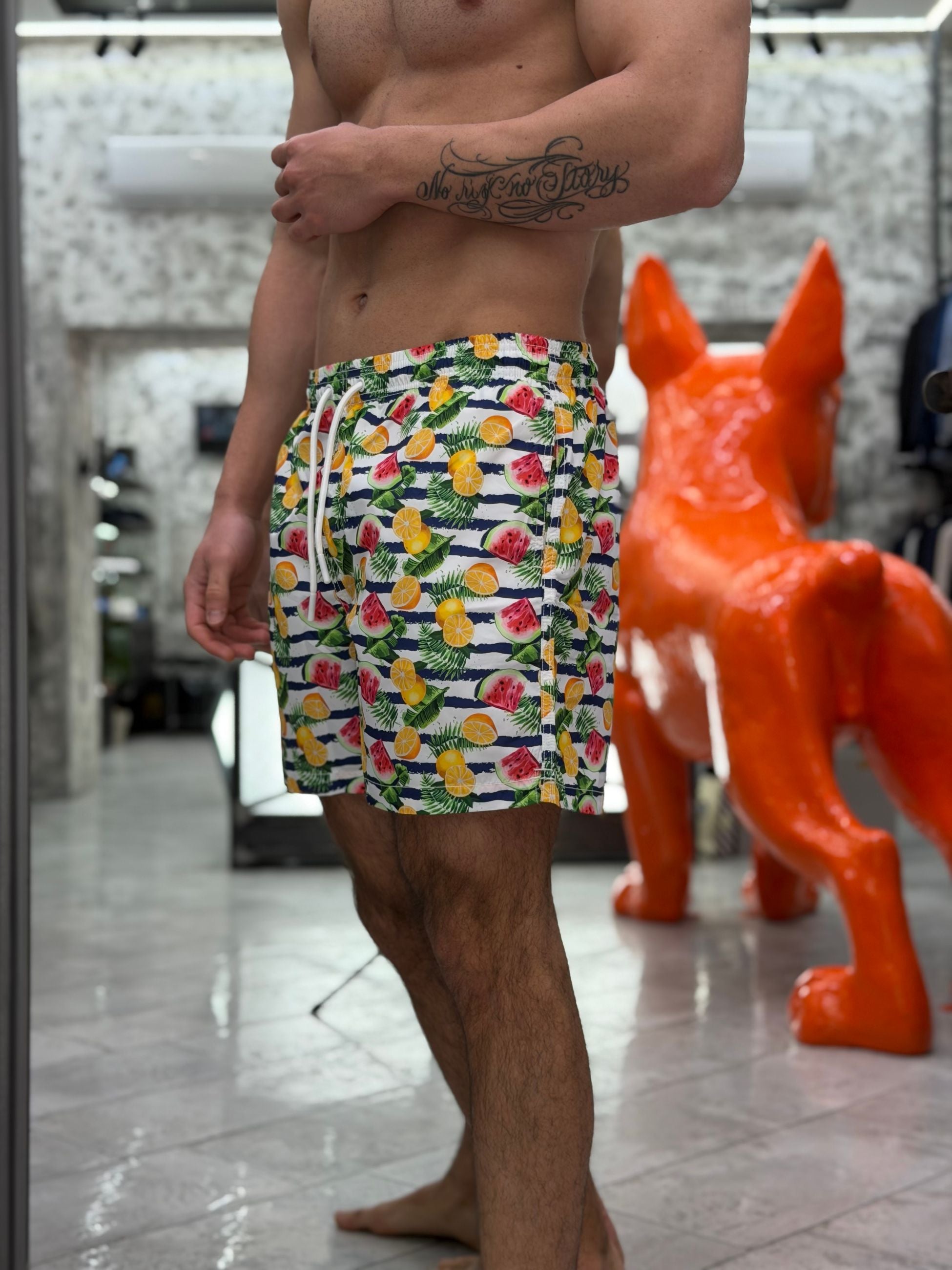 COSTUME DA BAGNO MODELLO BOXER FANTASIA FRUTTI - REGULAR FIT PL437