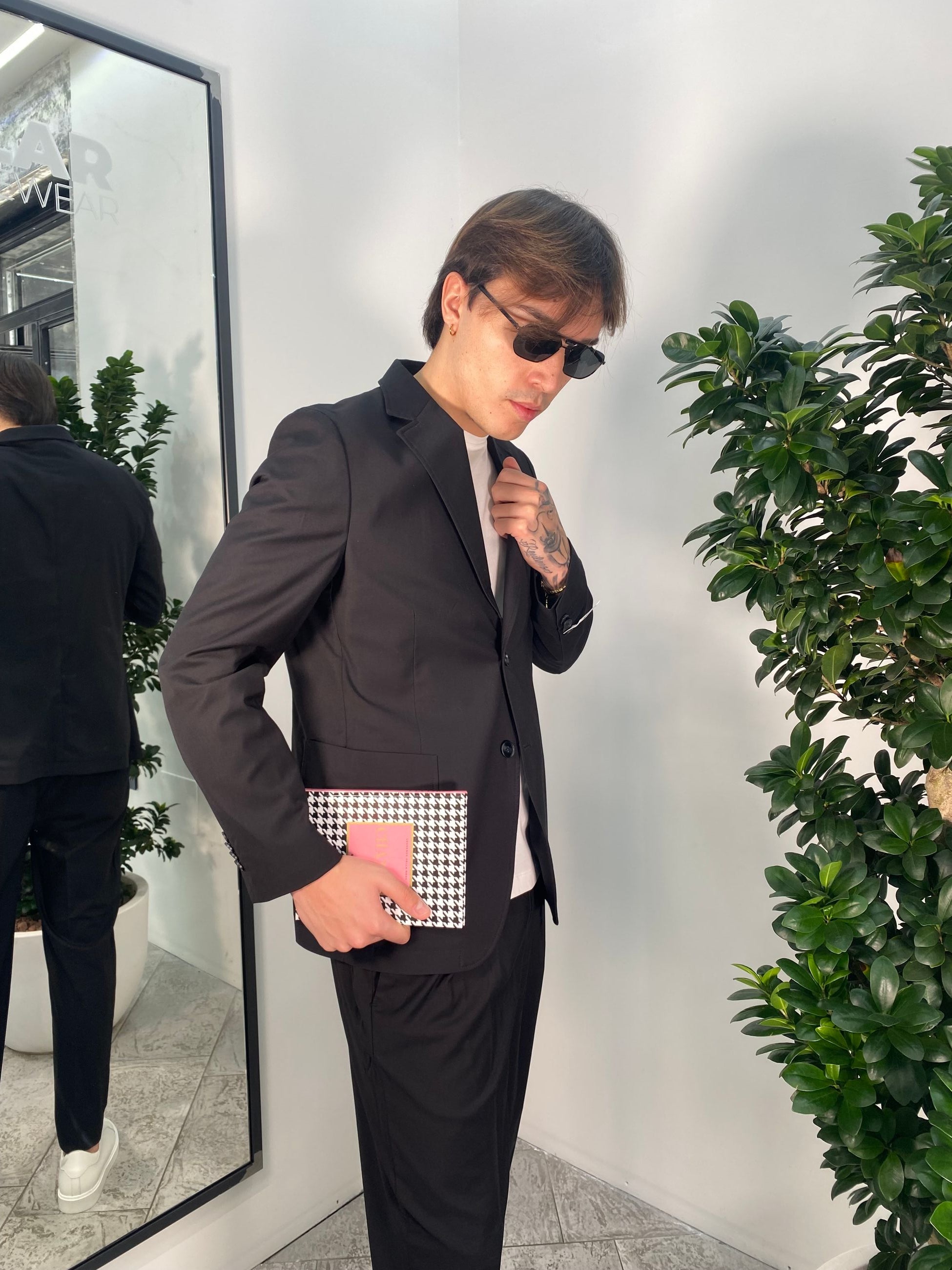 GIACCA DA ABITO MONOPETTO CON TASCHE A TOPPA - REGULAR FIT GAE1013SS.NER