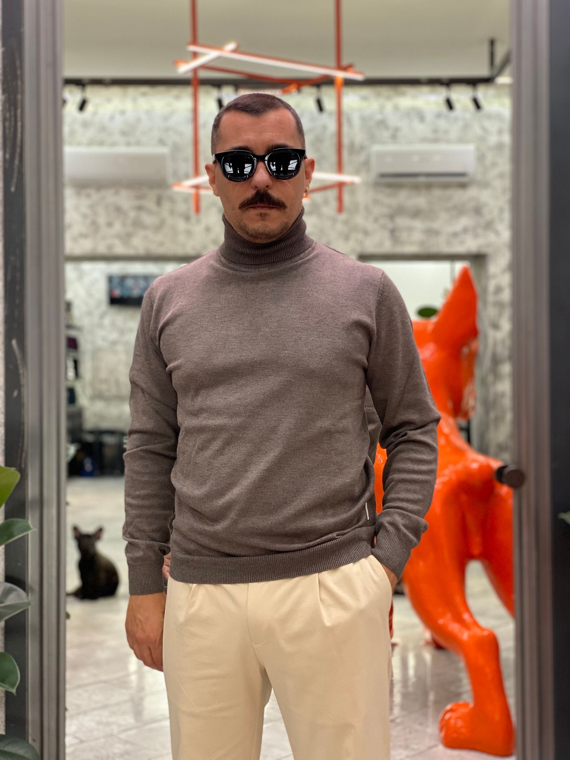MAGLIA DOLCEVITA IN MORBIDA VISCOSA - REGULAR FIT MI3058SS.FAN