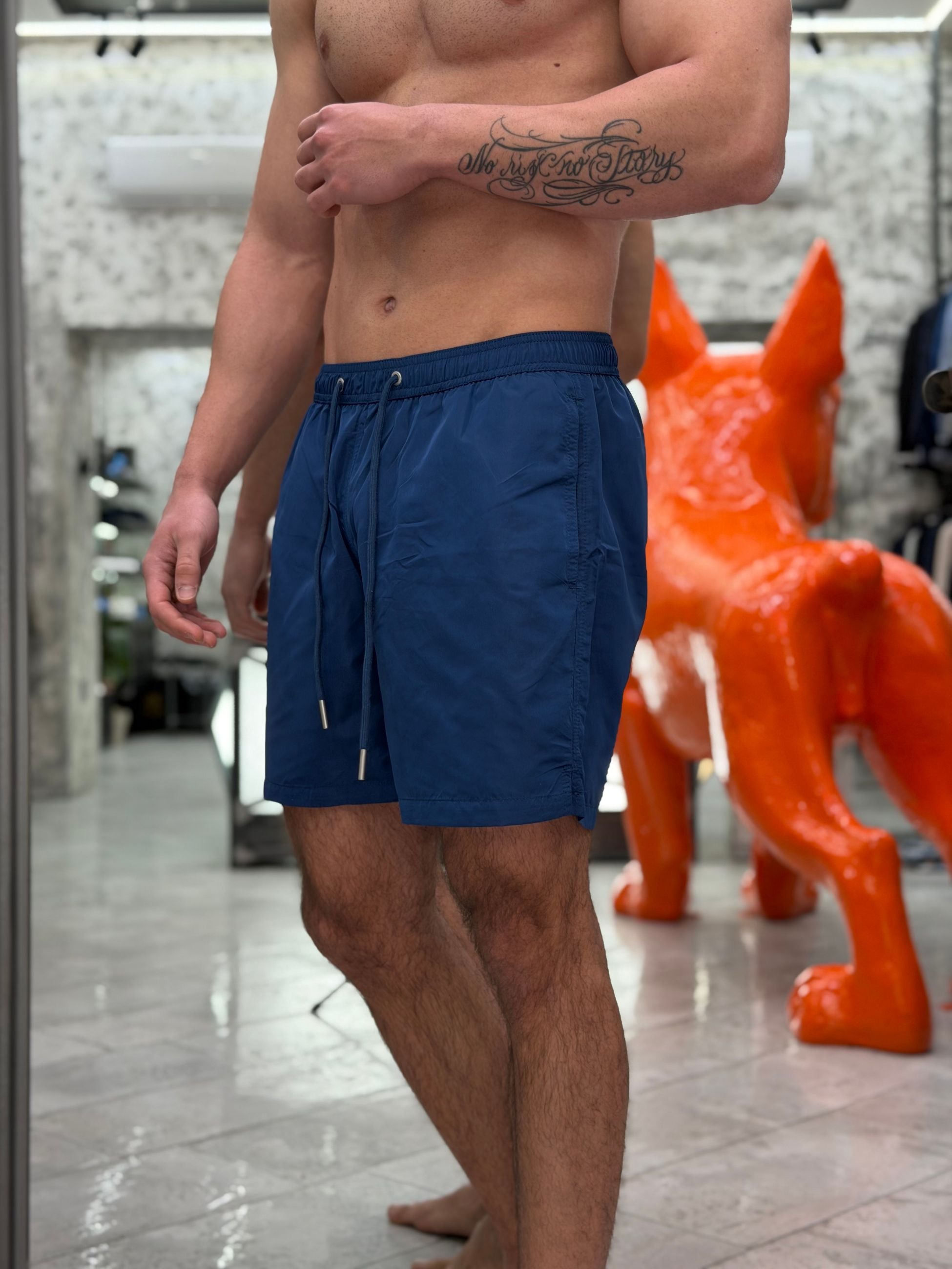 COSTUME MODELLO BOXER TINTA UNITA - REGULAR FIT GL50007T-S26.BLU