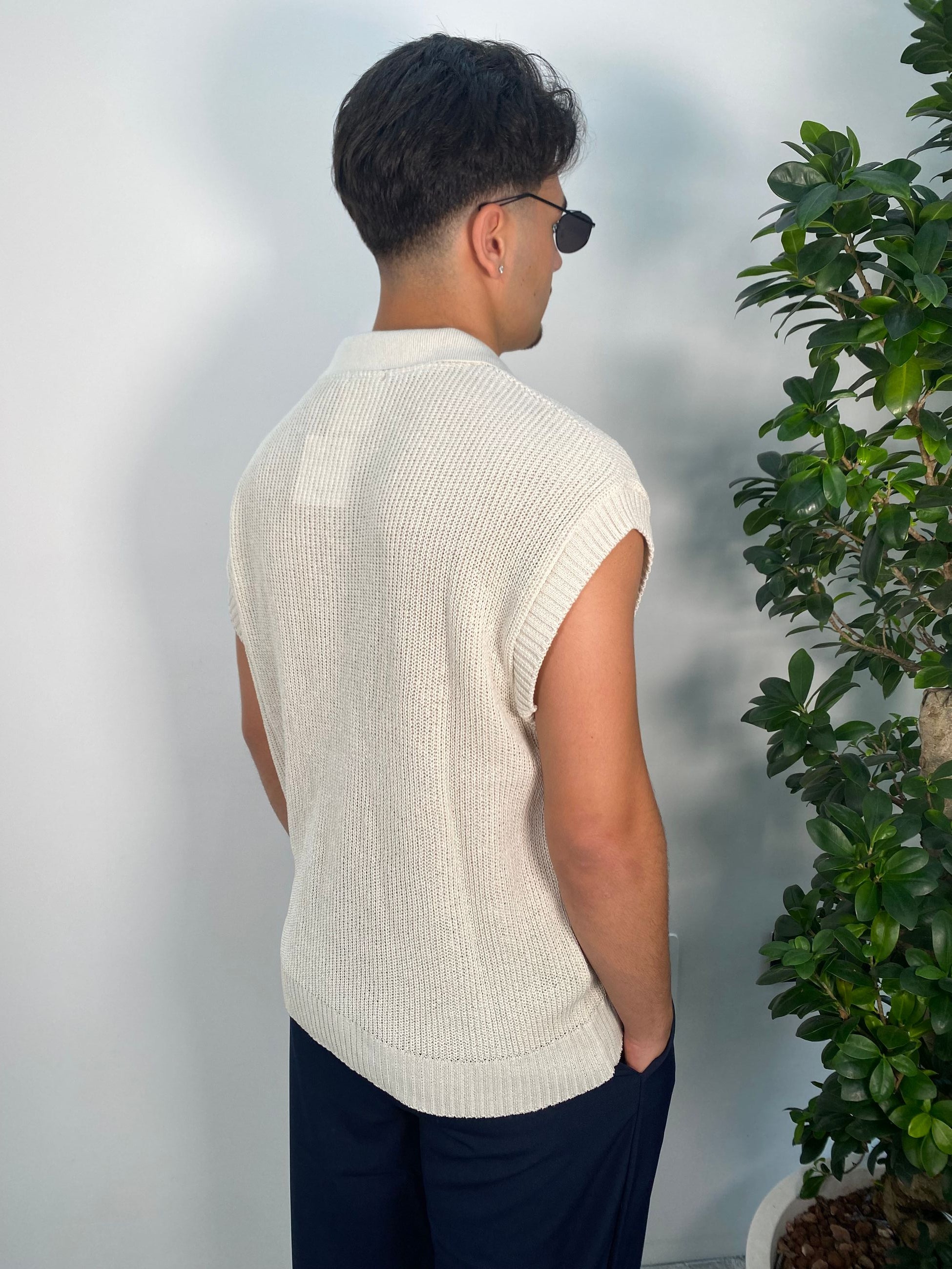 POLO SMANICATA 3 BOTTONI IN FILO - OVER CROPPED FIT AC560.AVO