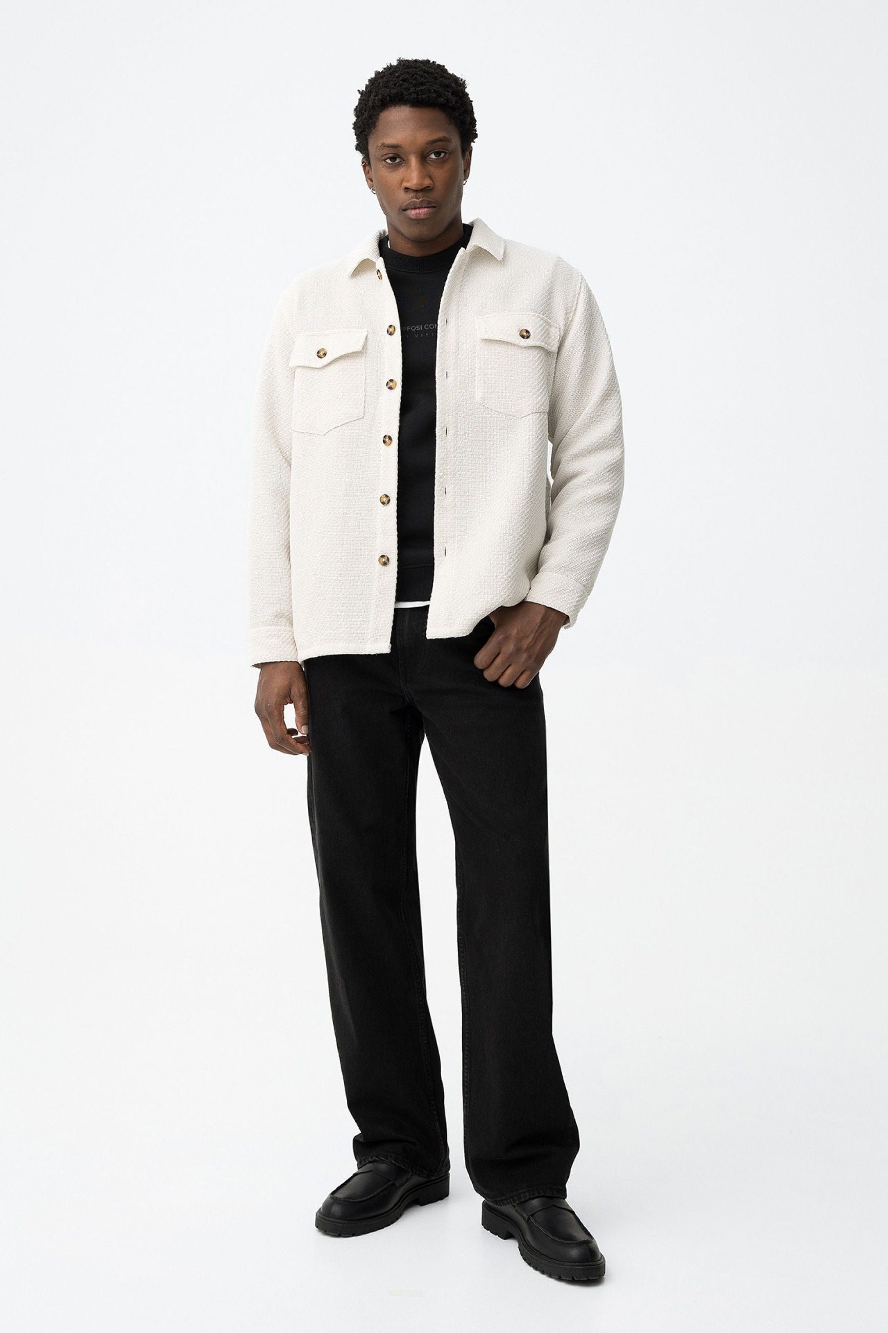 JEANS THOMAS_21 5 TASCHE BLACK WASH - LOOSE FIT 10065051