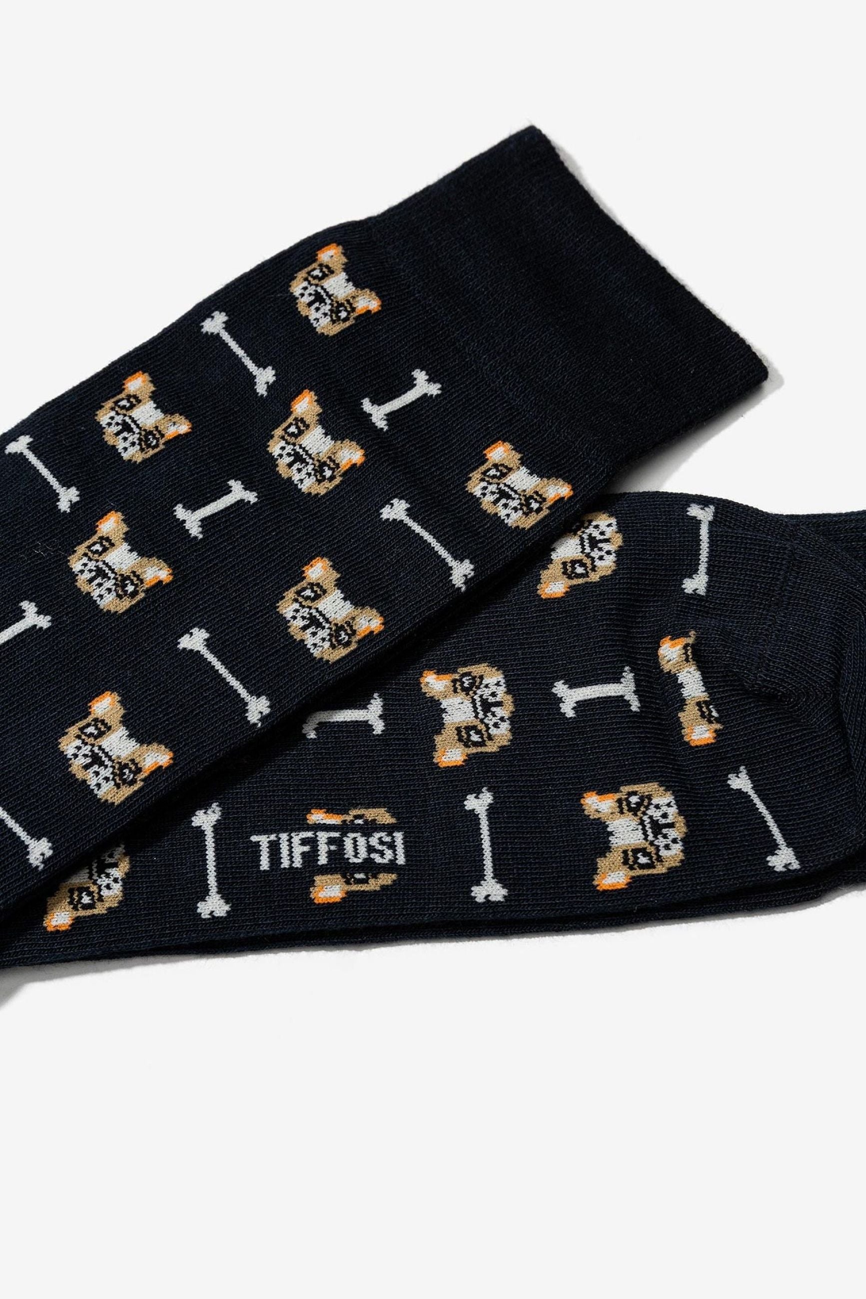 CALZINI QUINLAN A META' POLPACCIO FANTASIA BULLDOG FRANCESE 10063798