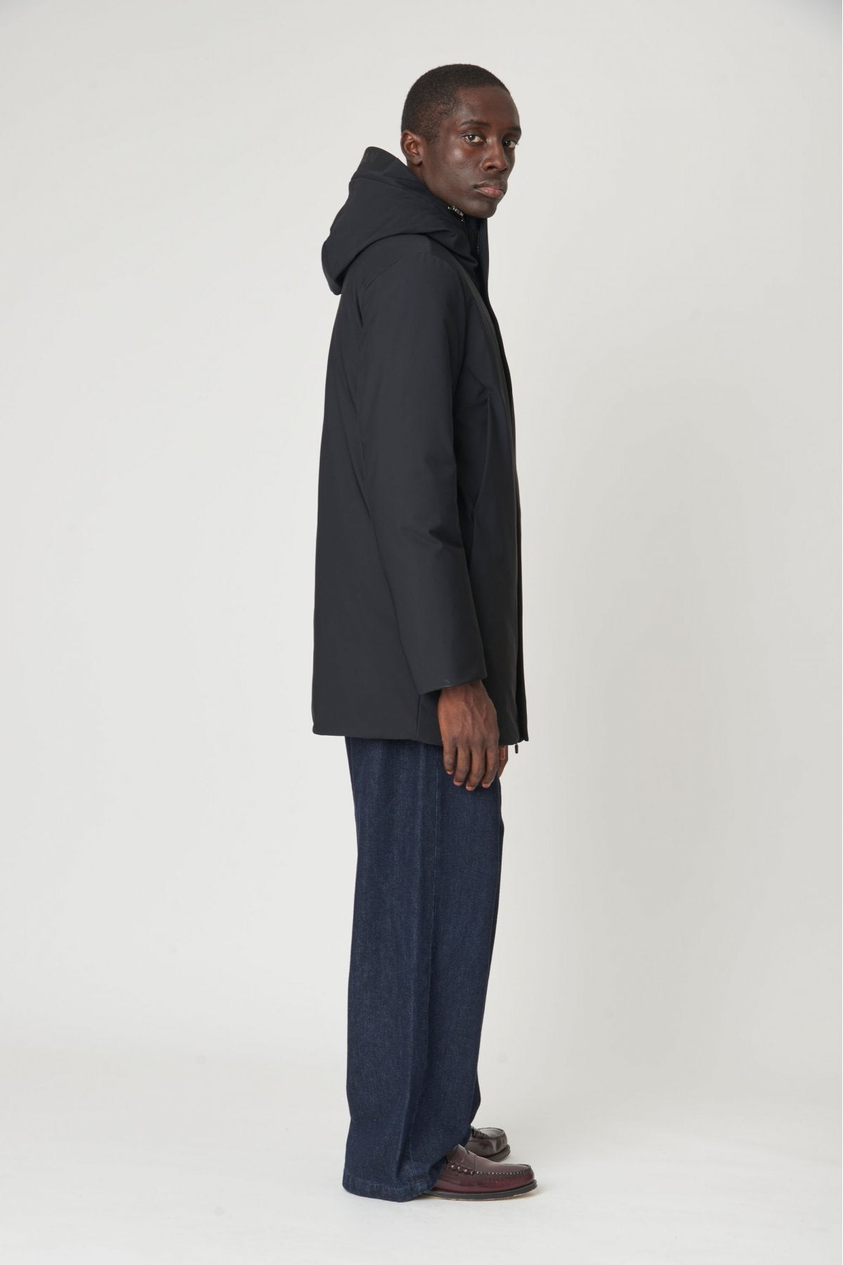 PARKA NELSON IN TESSUTO TECNICO WR ELASTICIZZATO AD ALTE PRESTAZIONI ALL'ESTERNO - COMFORT FIT CN.G224095.NER