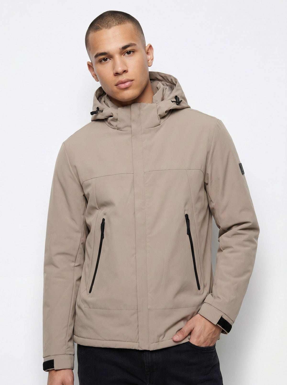 GIUBBINO CAYDEN CORTO CON CHIUSURA ZIP NASCOSTA - COMFORT FIT 10067686
