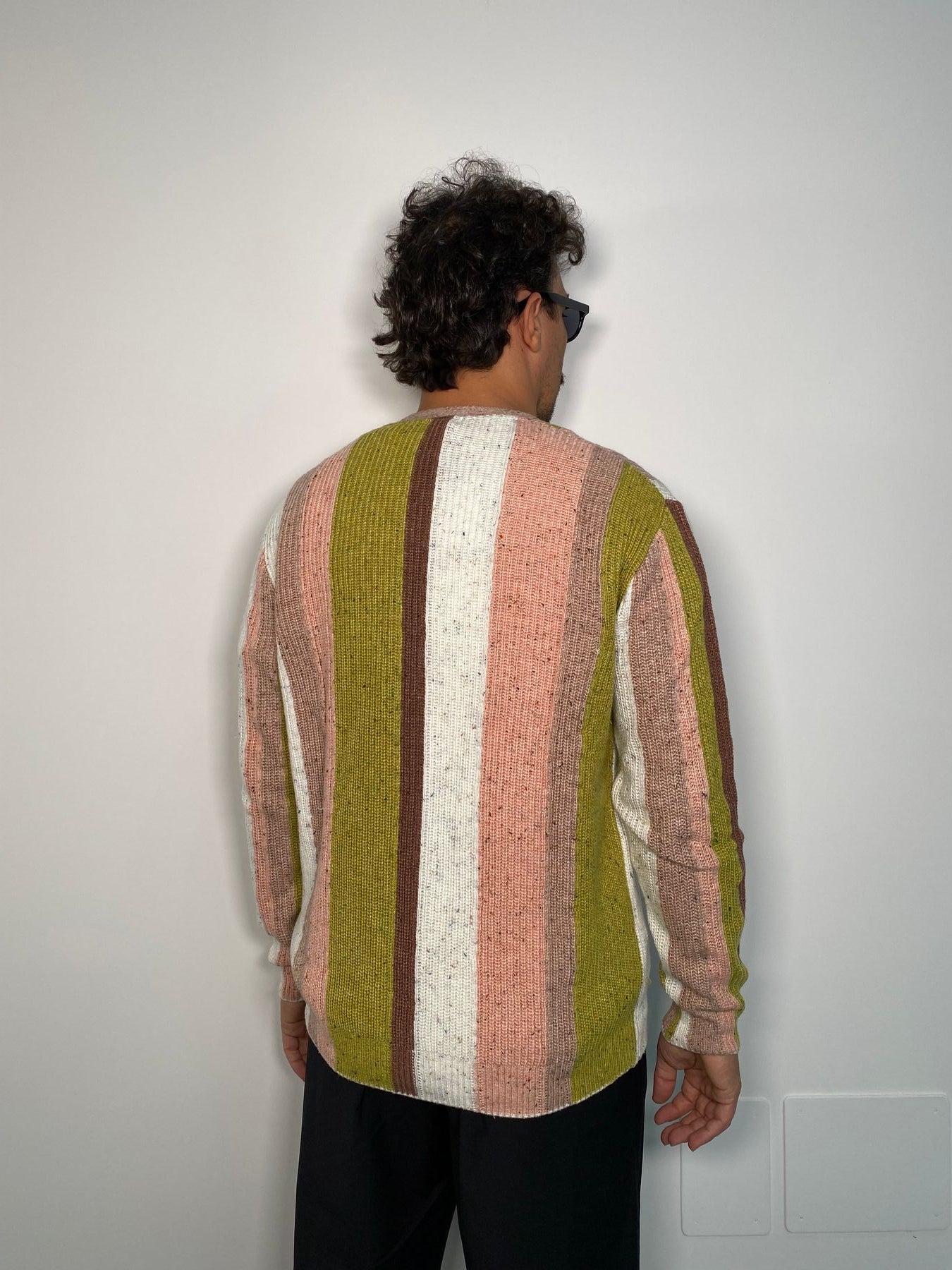 CARDIGAN A RIGHE VERTICALI MULTICOLOR - REGULAR FIT