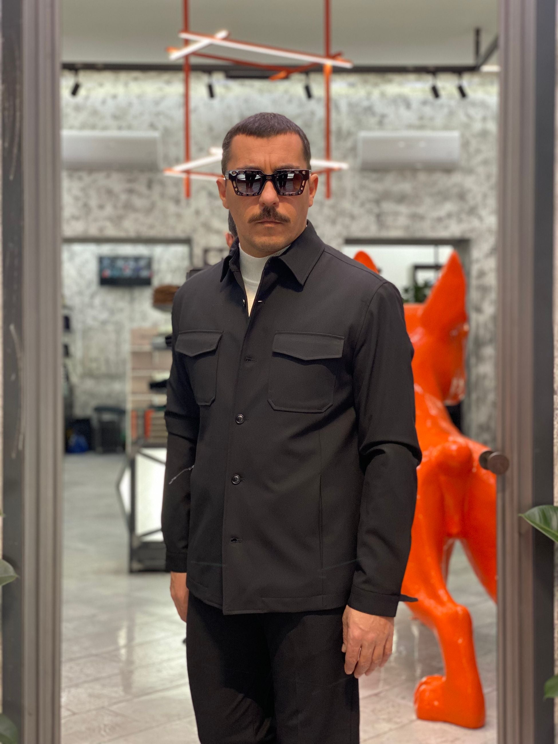 GIACCA GIUBBINO DA COMPLETO CON TRAPUNTA INTERNA E TASCHE A FILO ESTERNE - REGULAR FIT GBI1045SS.NER