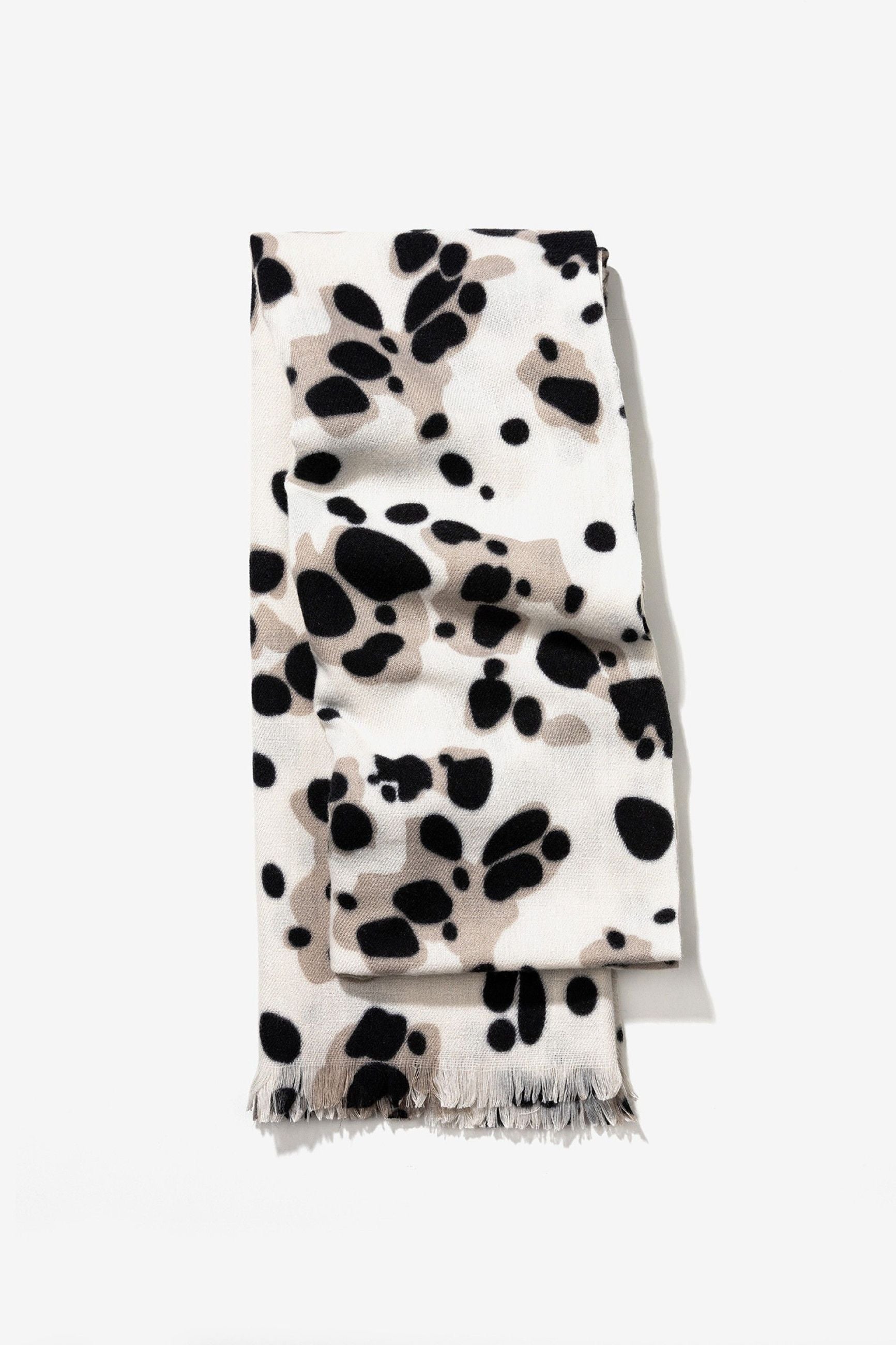 SCIARPA PICASSO SPAZZOLATA IN FANTASIA ANIMALIER SFRANGIATA 10062623