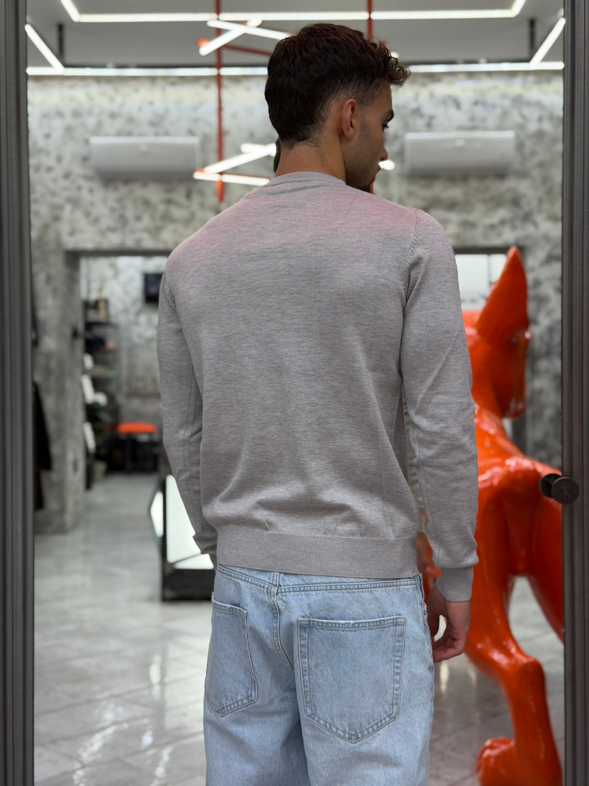 MAGLIA GIROCOLLO BASIC IN MORBIDA VISCOSA - REGULAR FIT MI3330SS.PER