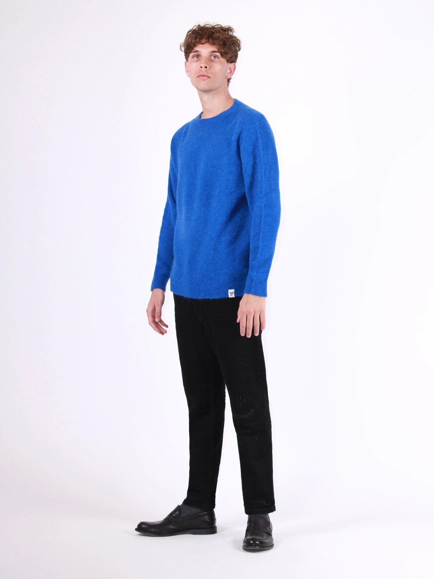 MAGLIA GIROCOLLO IN LANA MOHAIR - REGULAR FIT M252037-13