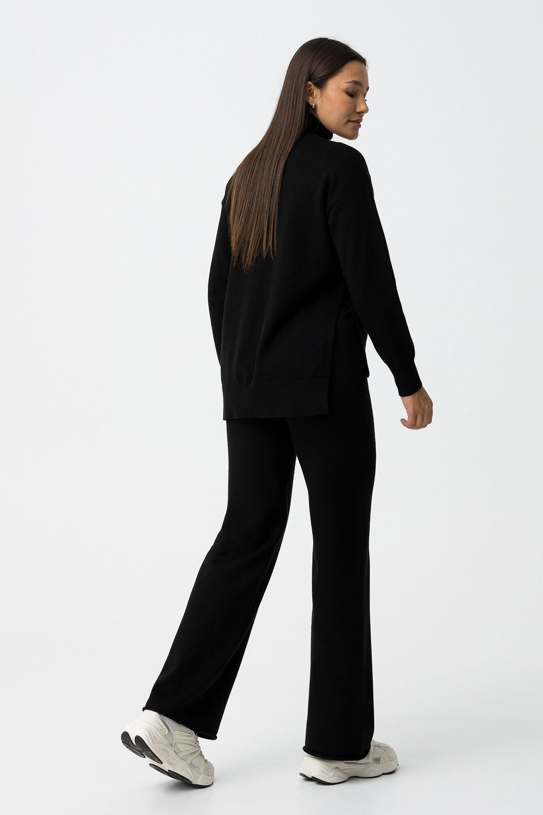 PANTALONE DA COMPLETO MAB_1B IN MAGLIA AMPIO CON ELASTICO IN VITA - COMFORT FIT 10061608.NER