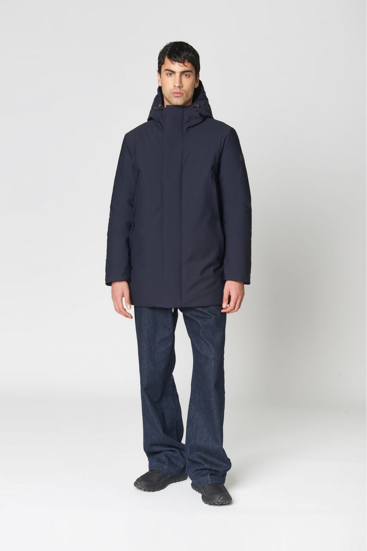 PARKA NELSON IN TESSUTO TECNICO WR ELASTICIZZATO AD ALTE PRESTAZIONI ALL'ESTERNO - COMFORT FIT CN.G224095.BLU