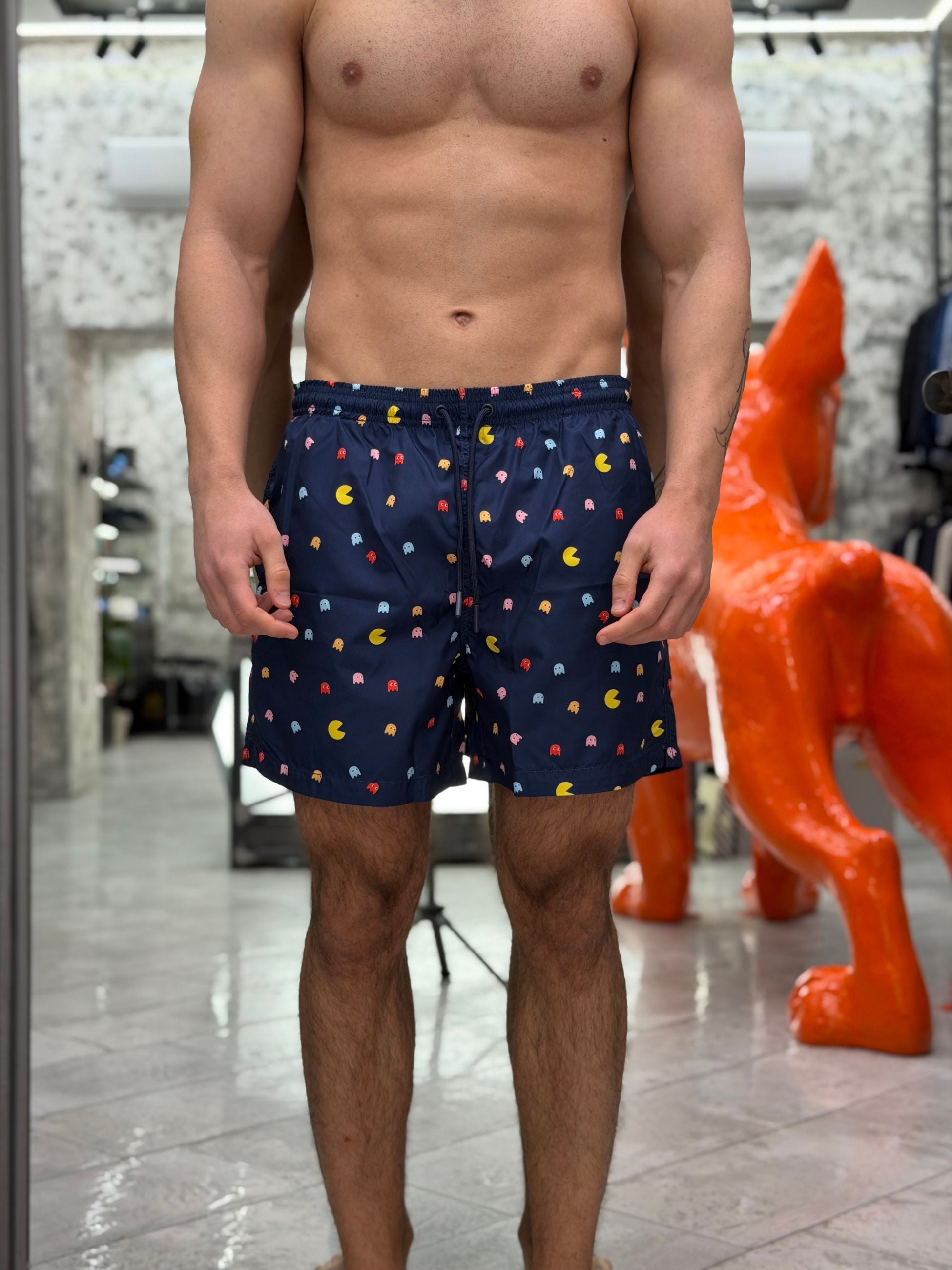 COSTUME DA BAGNO MODELLO BOXER FANTASIA PAC MAN - REGULAR FIT PL386