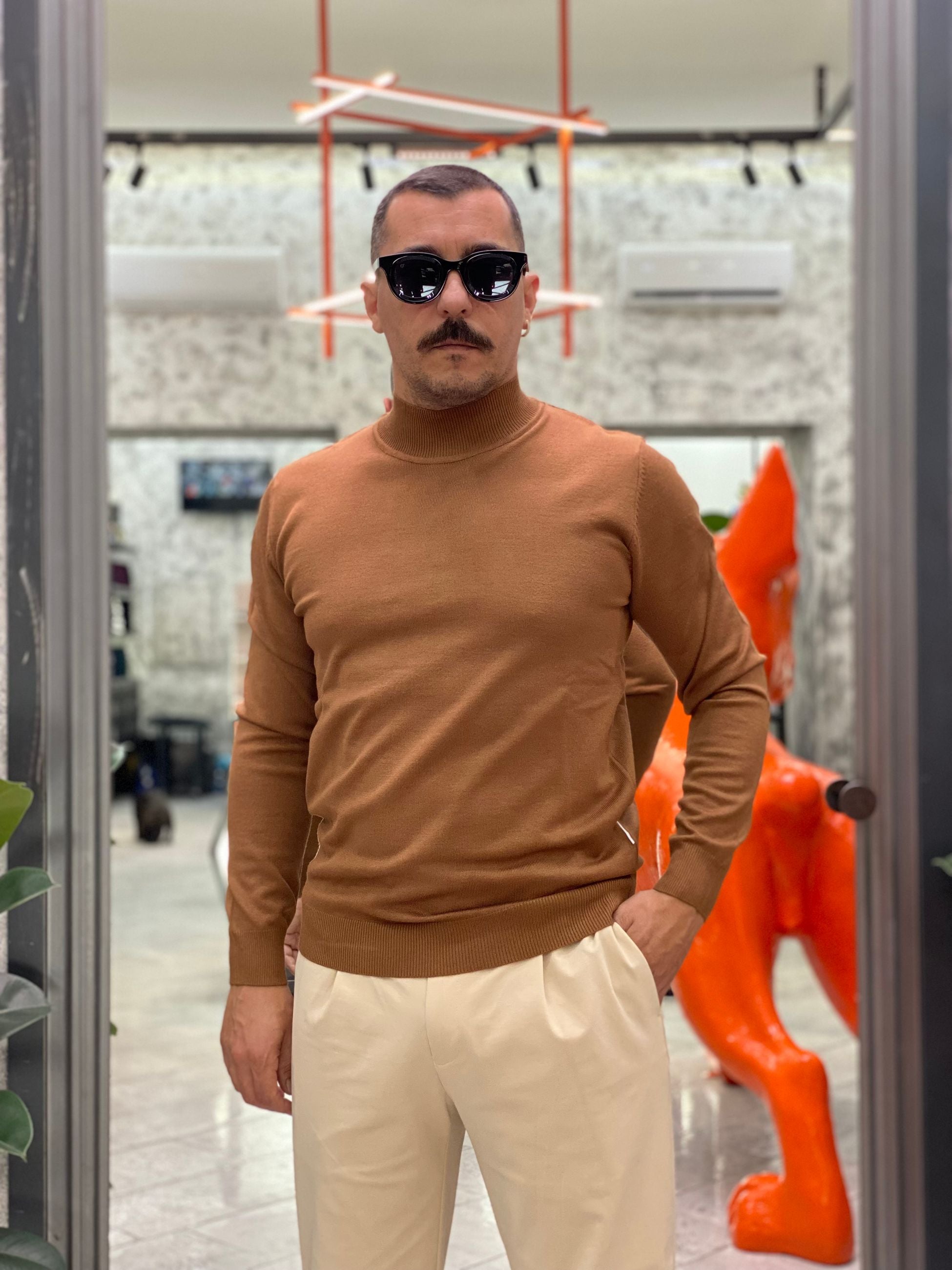 MAGLIA LUPETTO IN MORBIDA VISCOSA - REGULAR FIT MI3059SS.TAB