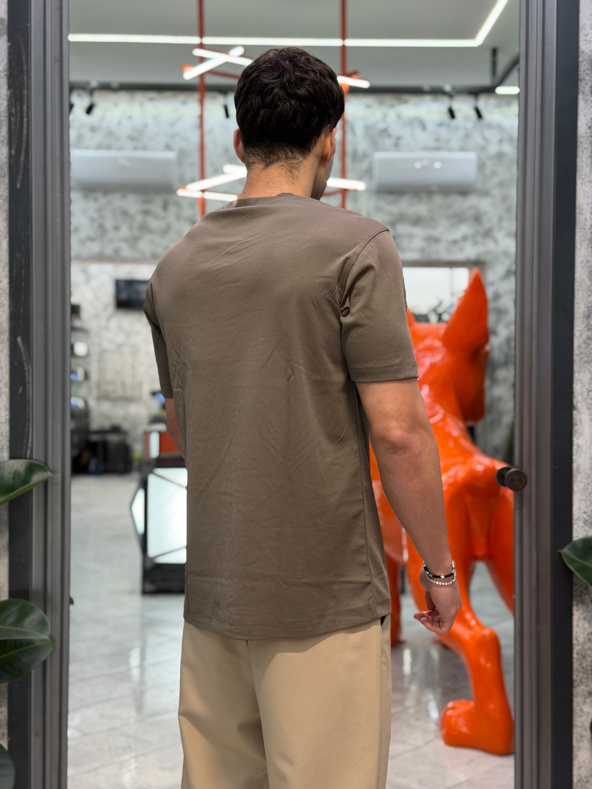T-SHIRT BASIC SEMI OVERSIZE GLW017TB.CAF