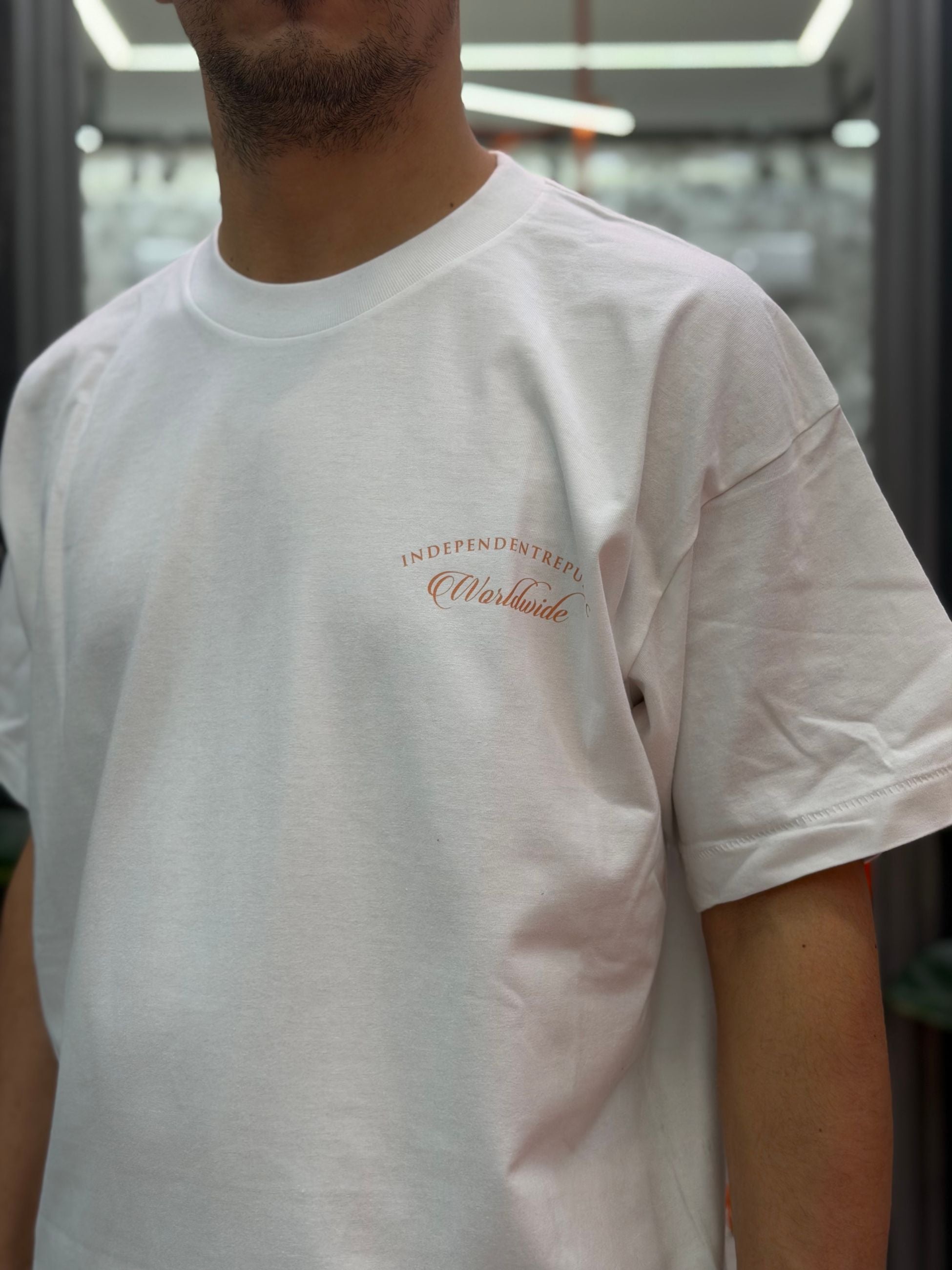 T-SHIRT TENERIFE BOXY/CROPPED FIT CON STAMPA SUL RETRO TENERIFE.BIA