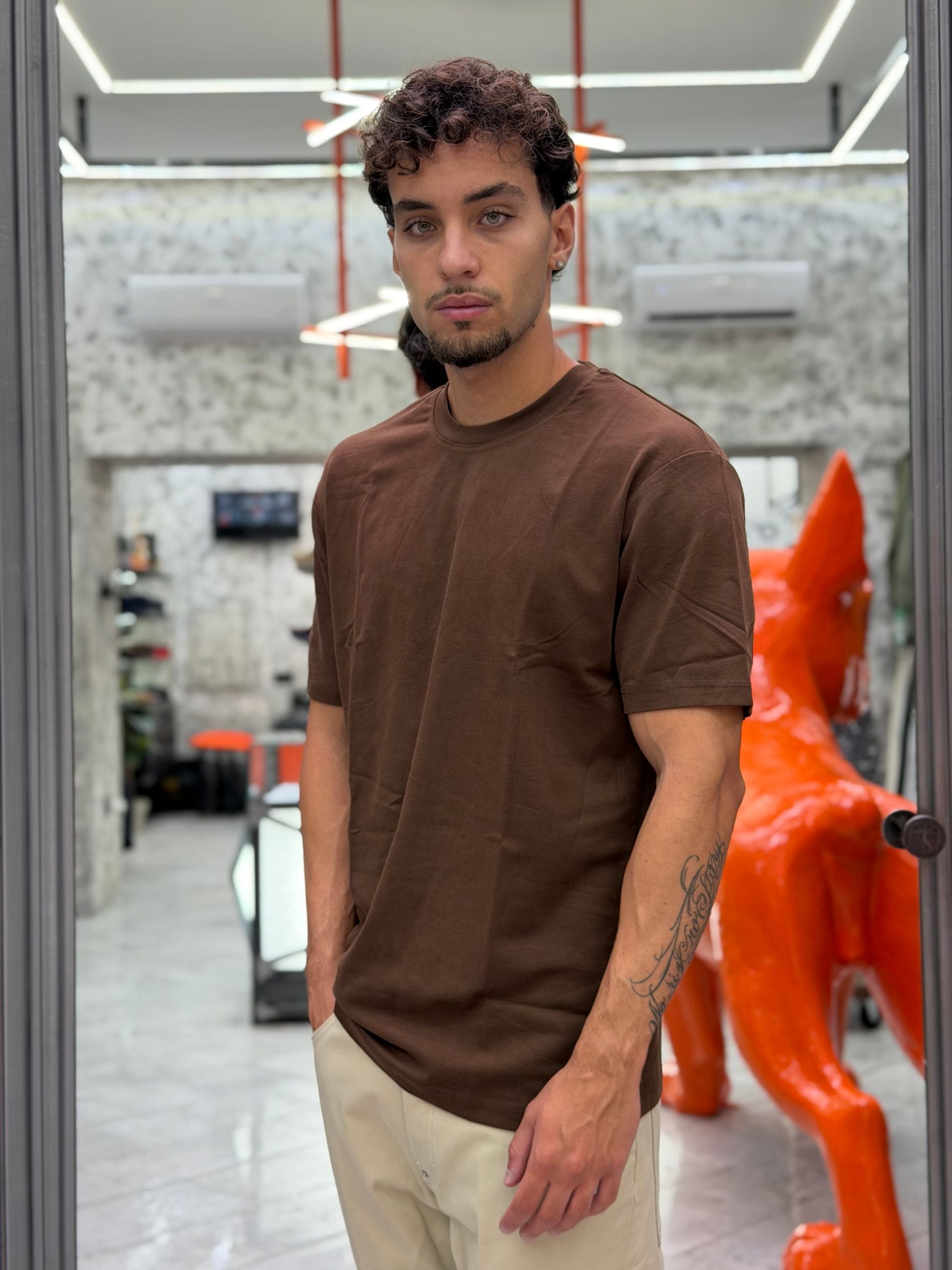 T-SHIRT BASIC IN TESSUTO PREMIUM COTONE/MODAL - COMFORT FIT GL505L-F26.COF