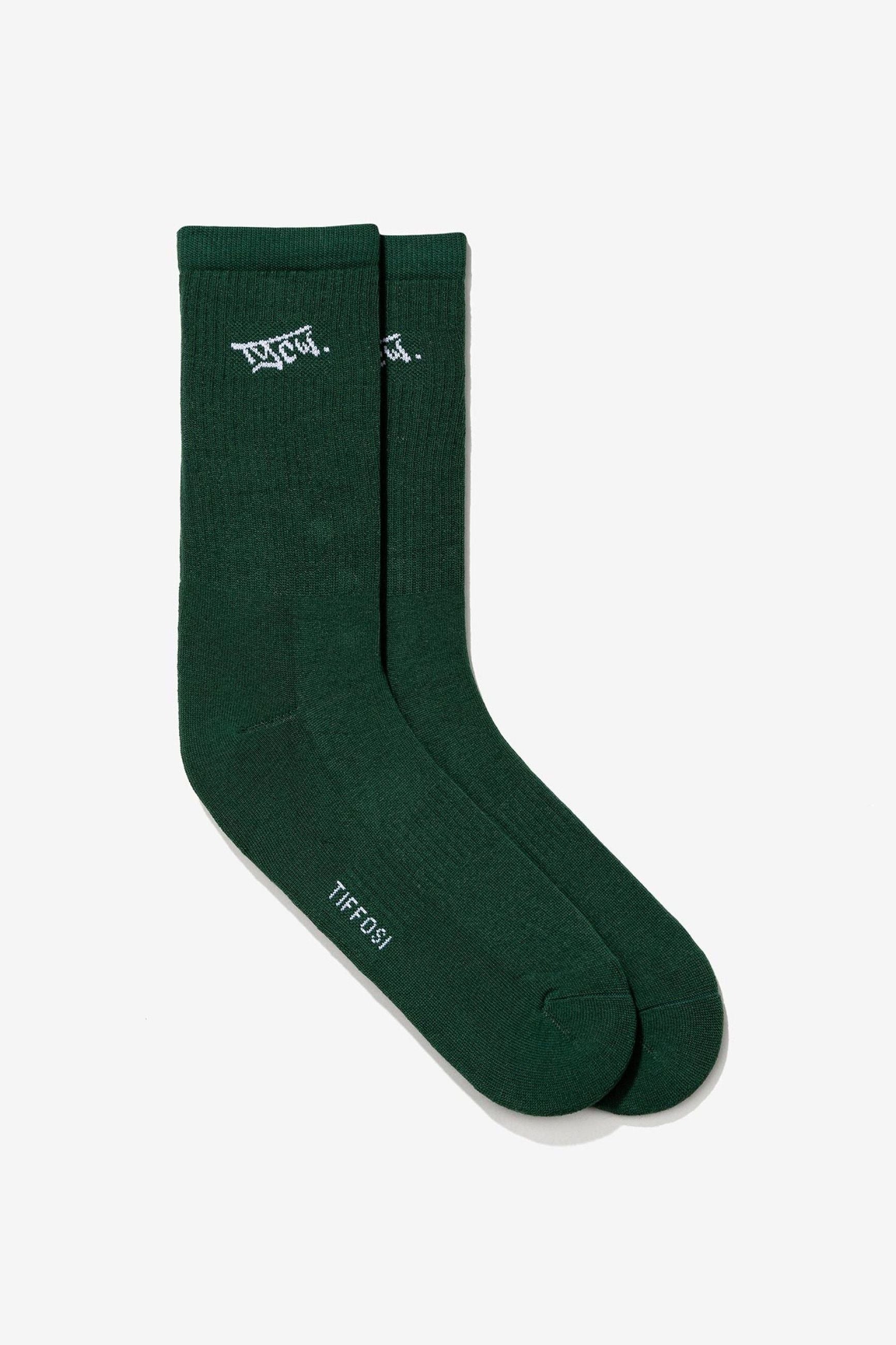 CALZINI JAVI A META' POLPACCIO CON LOGO 10060491.BEE