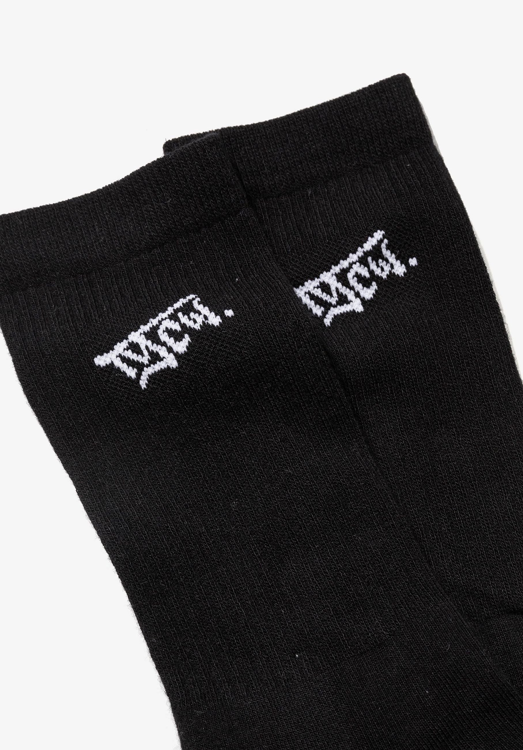 CALZINI JAVI A META' POLPACCIO CON LOGO 10060491.NER