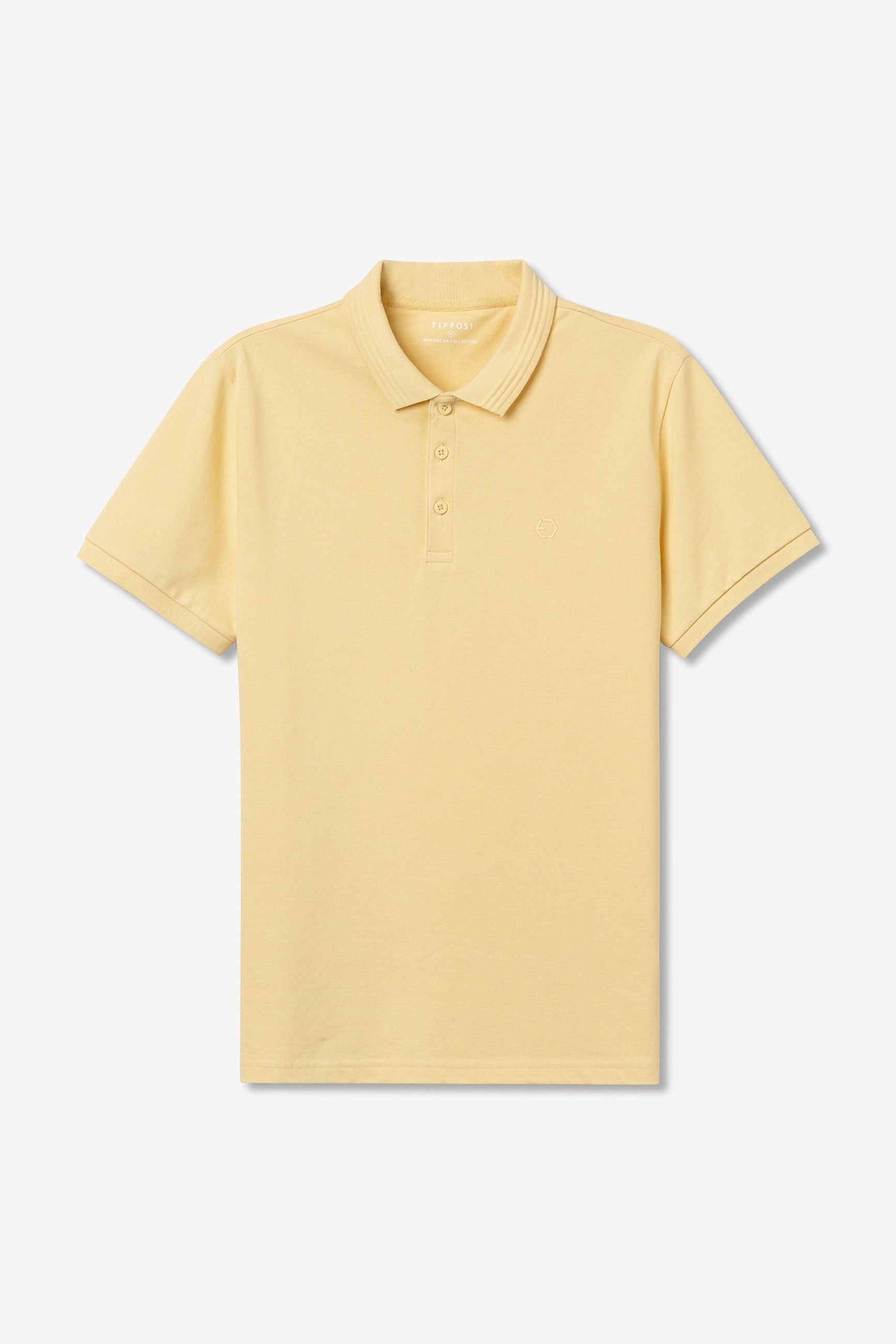 POLO MANNING_2 IN 100% COTONE PIQUET CON LOGO LATO CUORE TONO SU TONO - REGULAR FIT 10050806.GIA