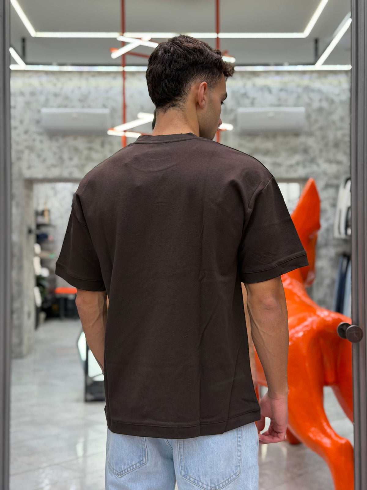 T-SHIRT BASIC IN 100% COTONE - REGULAR FIT TI3492SS.MOR