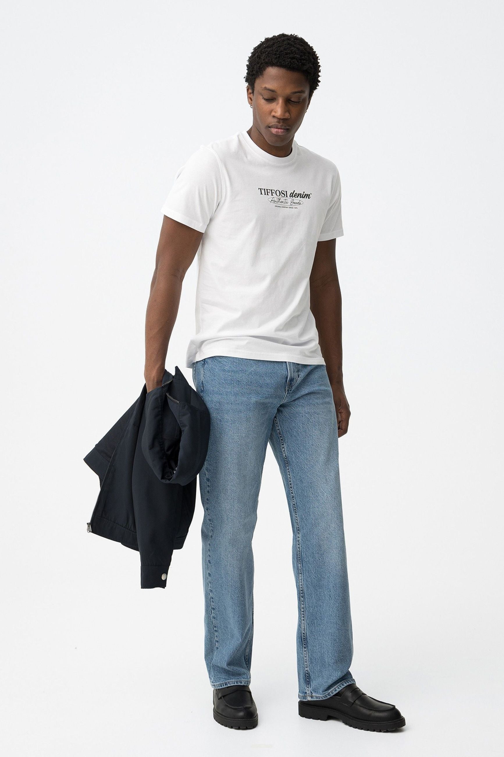 JEANS THOMAS_19 5 TASCHE MEDIUM WASH - LOOSE FIT 10065049
