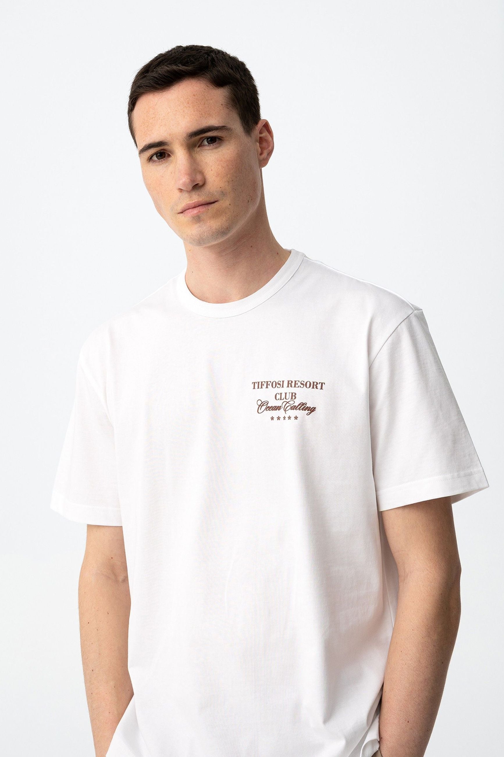T-SHIRT GUSTAV CON STAMPA RESORT FRONTE/RETRO - REGULAR FIT 10065260.BIA