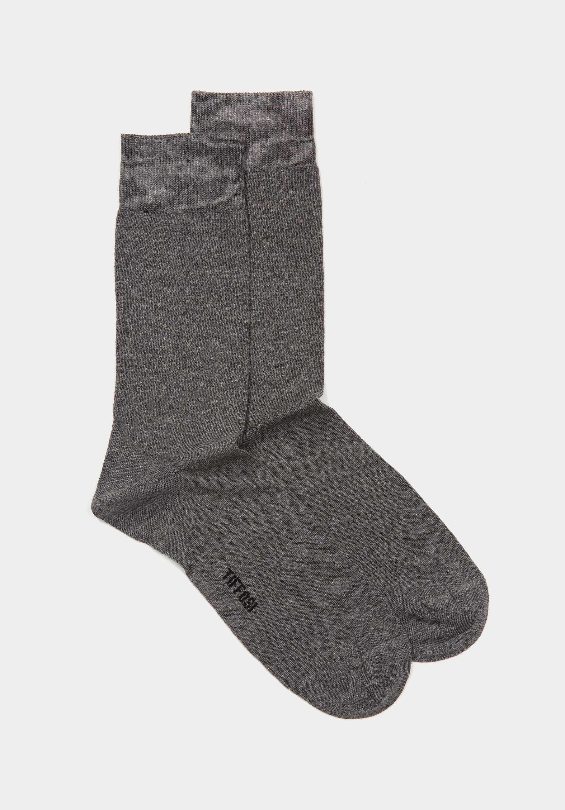 CALZINI ALVIN IN FILO DI SCOZIA 10031221.GRI