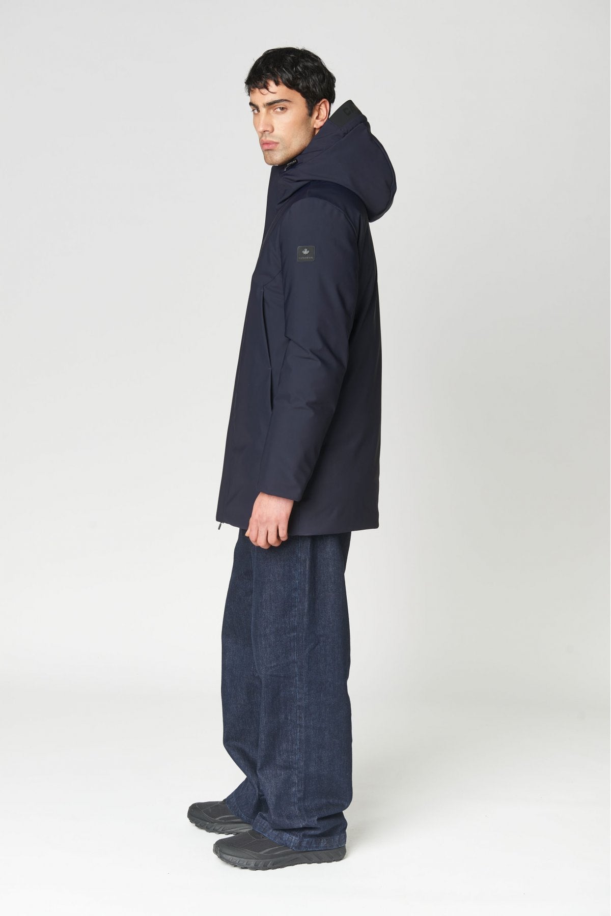 PARKA NELSON IN TESSUTO TECNICO WR ELASTICIZZATO AD ALTE PRESTAZIONI ALL'ESTERNO - COMFORT FIT CN.G224095.BLU