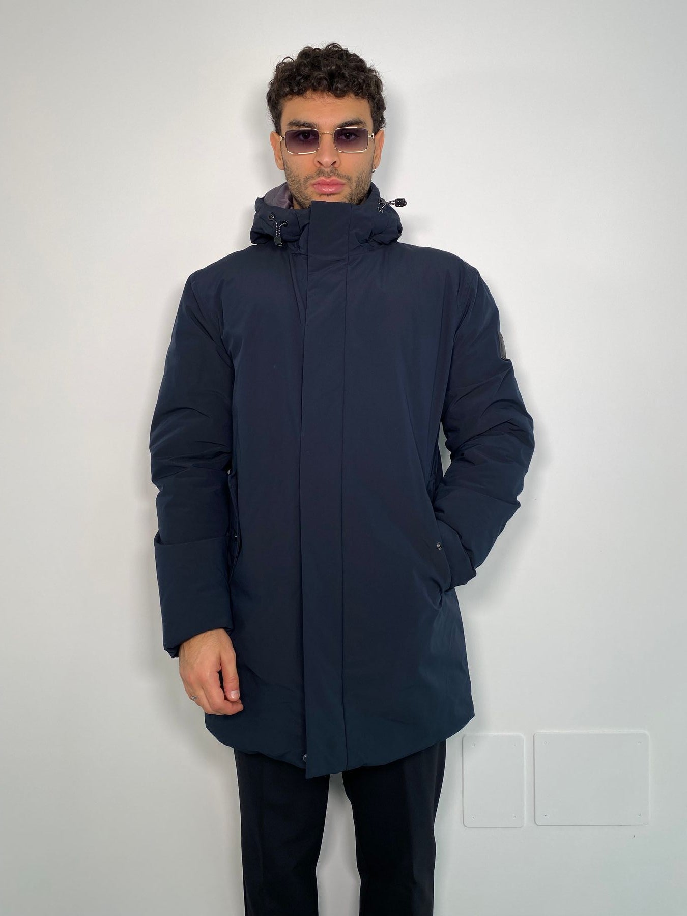 GIUBBINO IN TESSUTO TECNICO WATERPROOF & WINDPROOF - REGULAR FIT