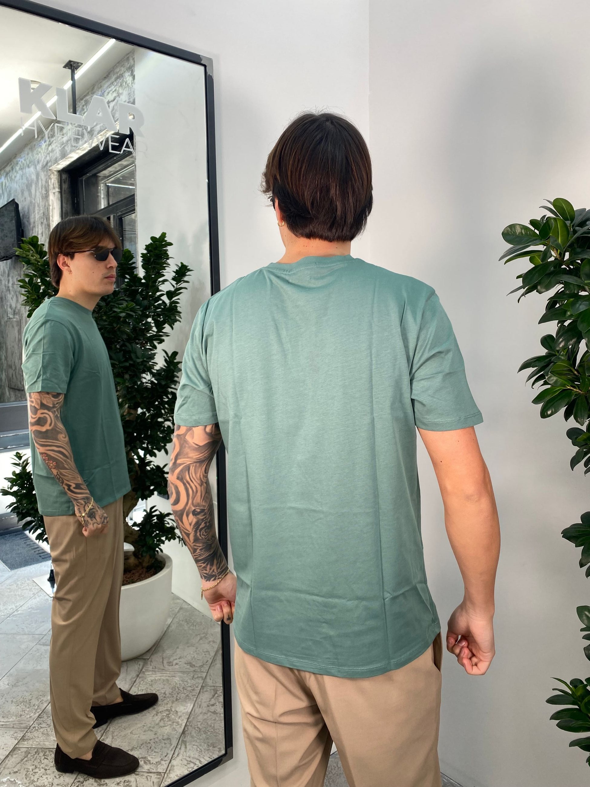T-SHIRT BASIC IN 100% COTONE EXTRA FINE - REGULAR FIT GL1078F-S25.SAL