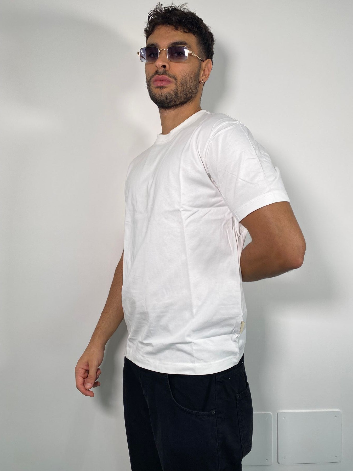 T-SHIRT BASIC IN COTONE STRUTTURATO - REGULAR FIT