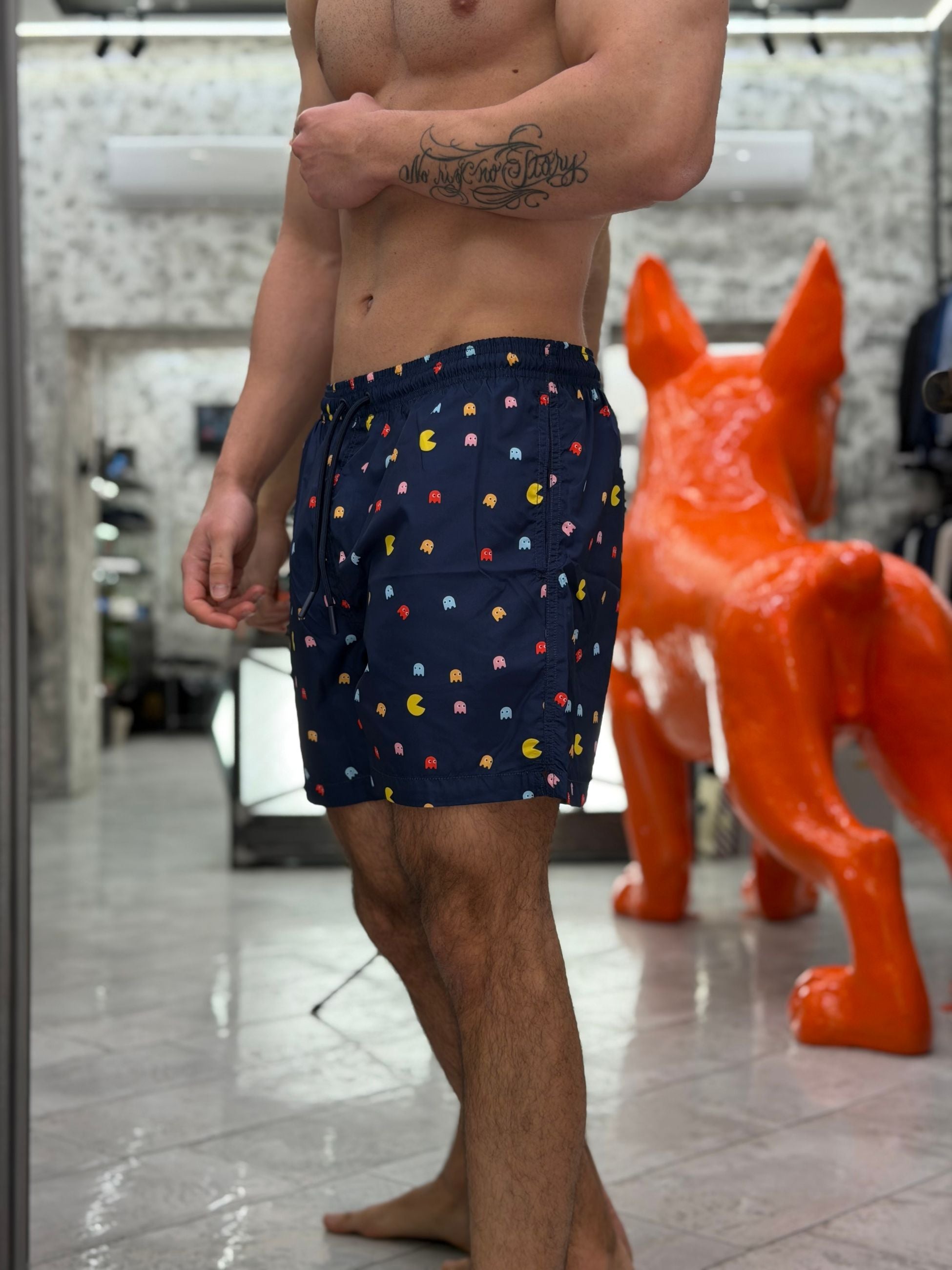 COSTUME DA BAGNO MODELLO BOXER FANTASIA PAC MAN - REGULAR FIT PL386