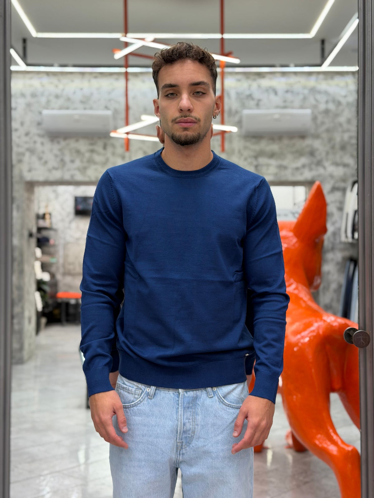 MAGLIA GIROCOLLO FINEZZA 12 IN MORBIDA VISCOSA - SLIM FIT MK20010-26.DEN
