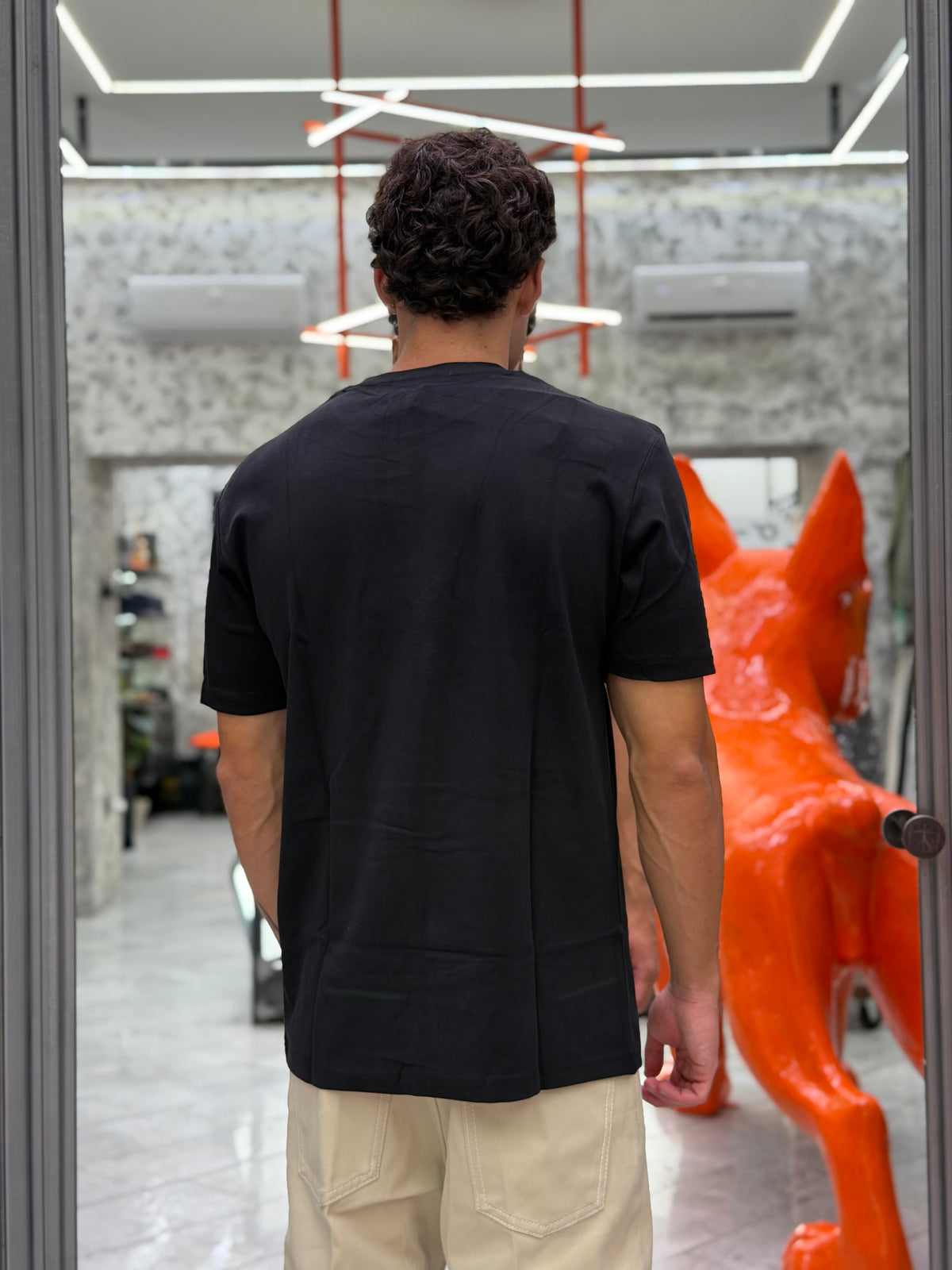 T-SHIRT BASIC IN TESSUTO PREMIUM COTONE/MODAL - COMFORT FIT GL505L.NER