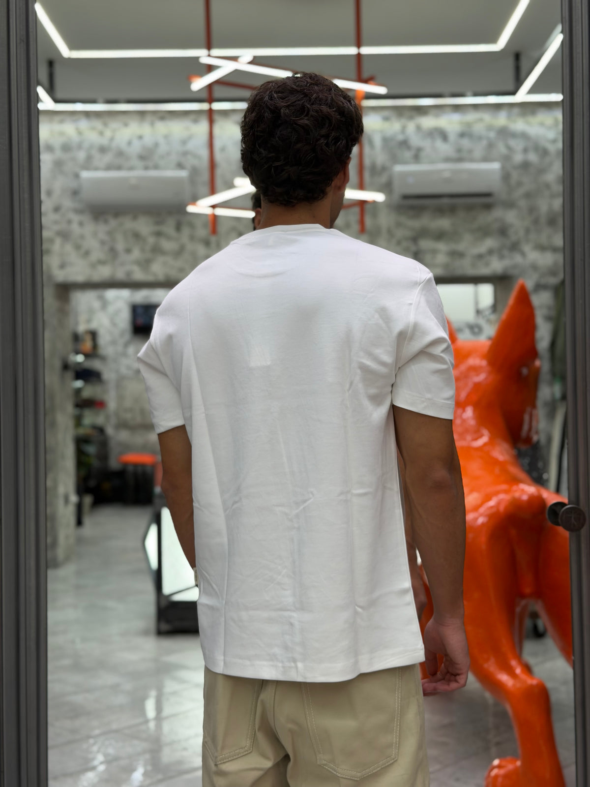 T-SHIRT BASIC IN TESSUTO PREMIUM COTONE/MODAL - COMFORT FIT GL505L.BIA