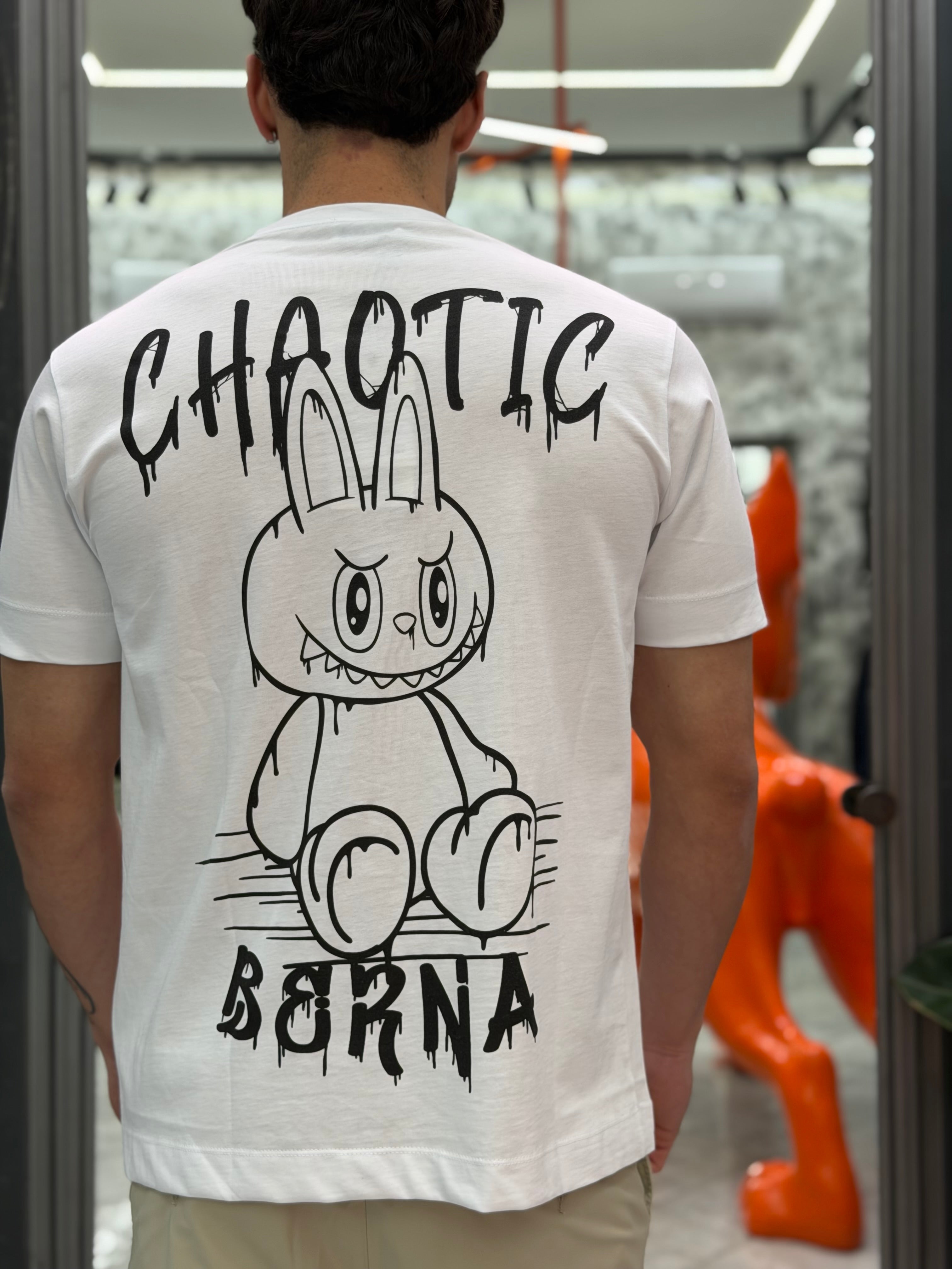 T-SHIRT IN PURO COTONE CON STAMPA CHAOTIC - REGULAR FIT M-261178