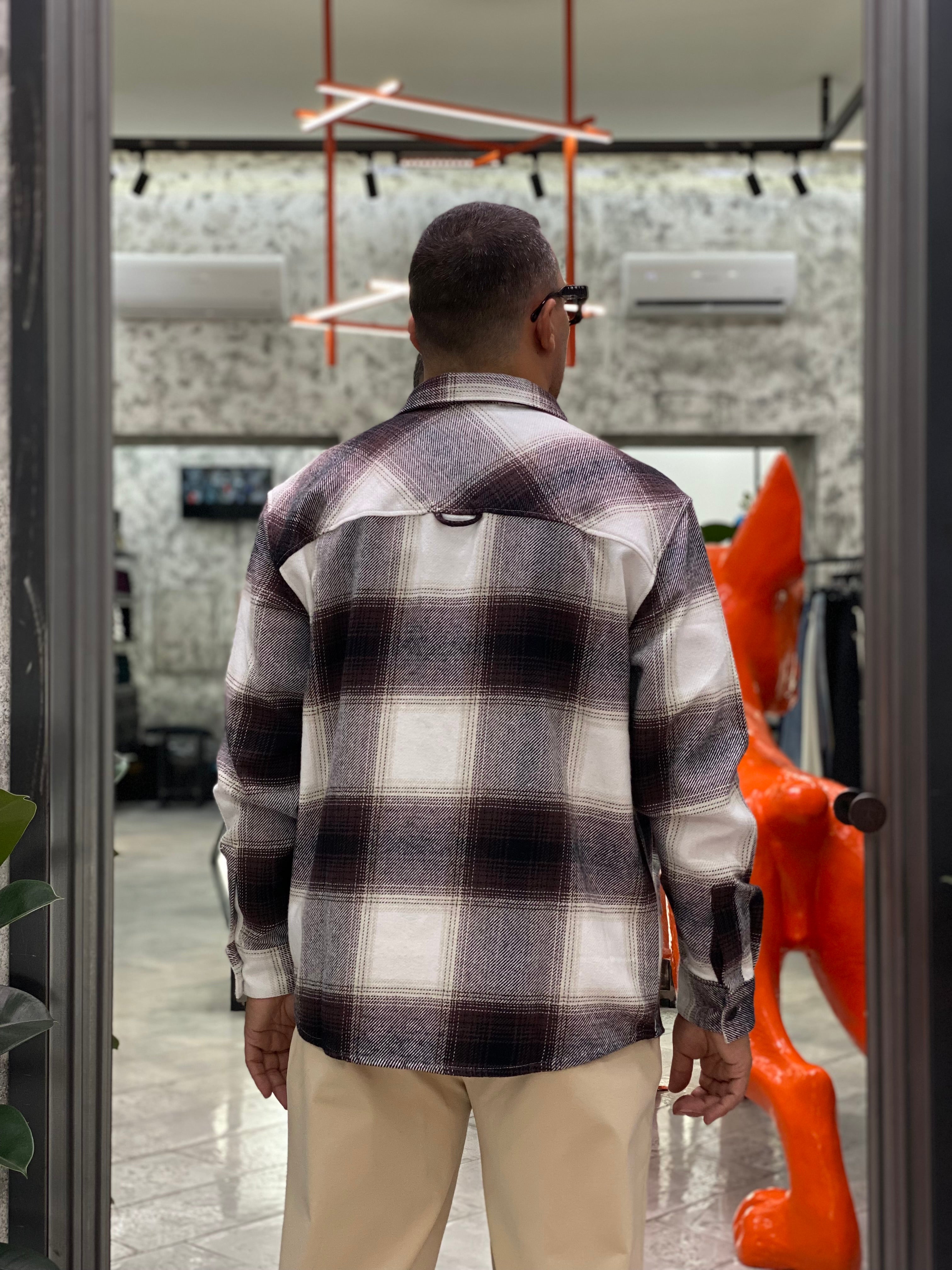 OVERSHIRT CEDRIC IN FLANELLA FANTASIA QUADRI - REGULAR FIT 10062481